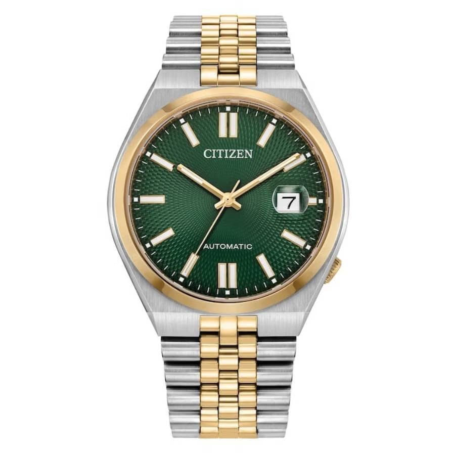 Citizen Tsuyosa 60 Automatic Green Dial Mens Watch