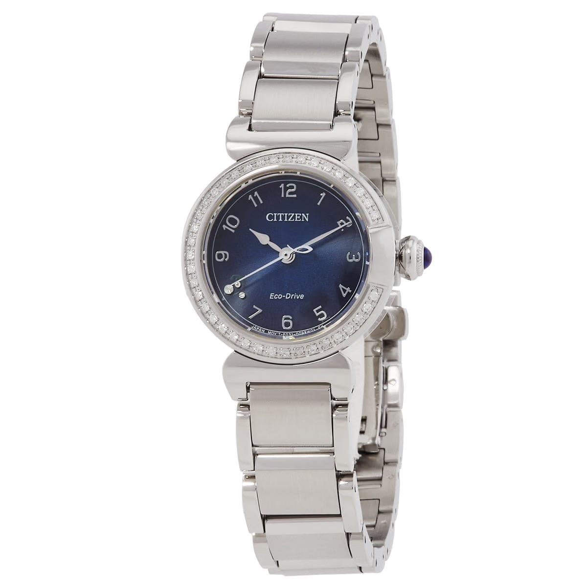 Citizen L May Bells Crystal Eco-Drive Blue Dial Women's Watch