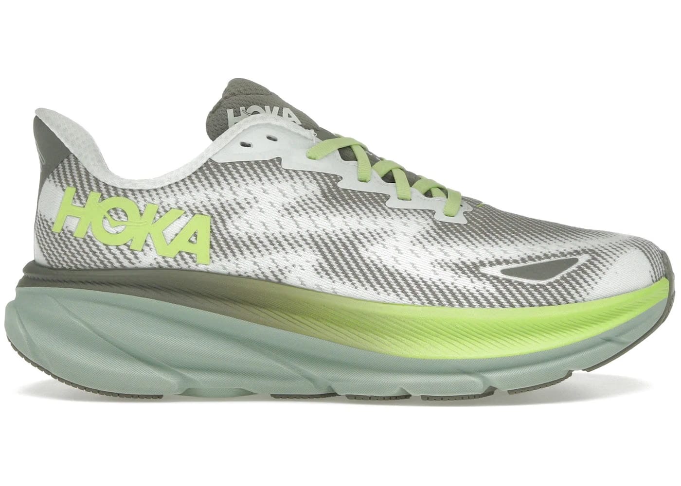 HOKA Clifton 9 GORE-TEX Slate Aloe Vera