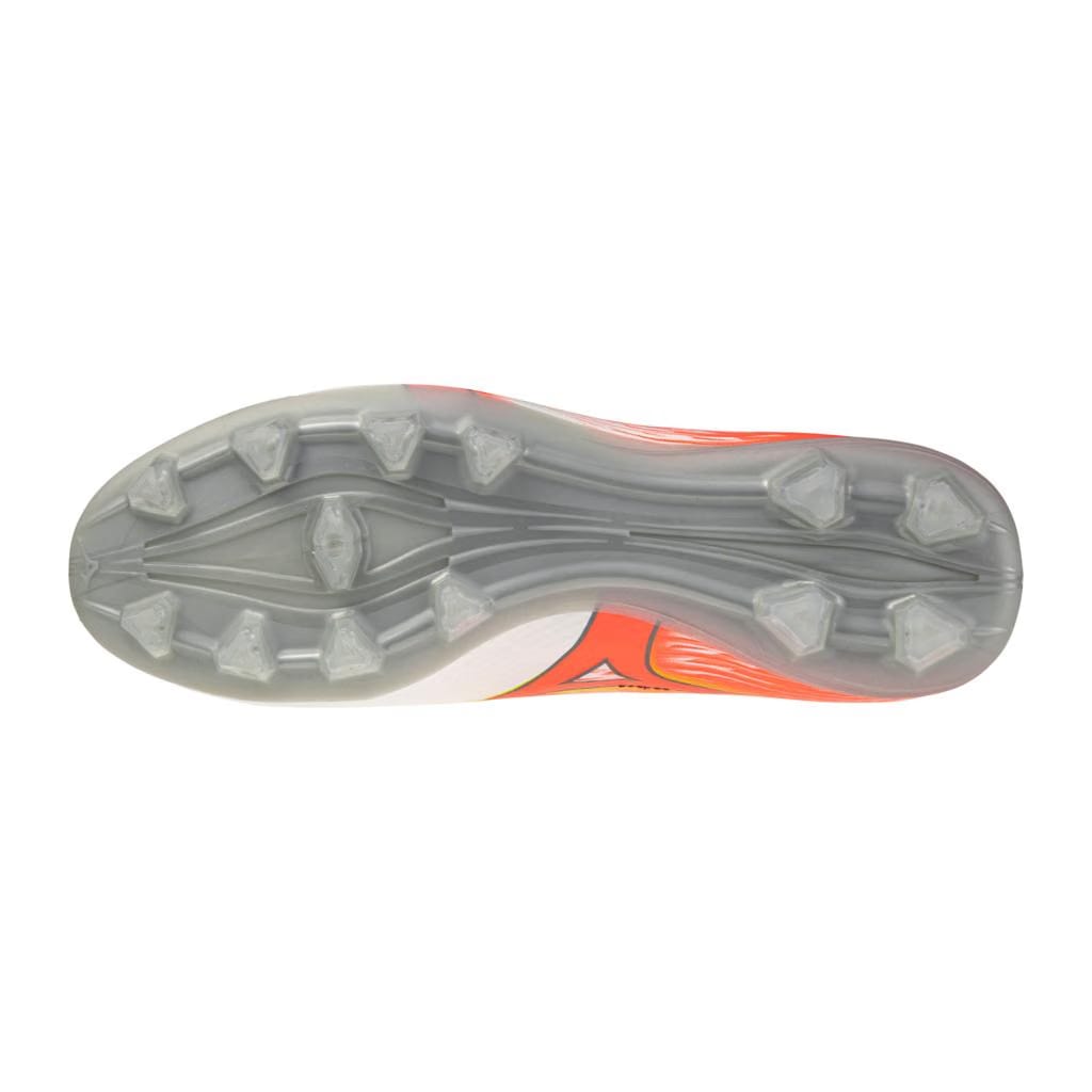 Mizuno Alpha Iii Select Fg Firm Ground Soccer Cleat White Lava Orange