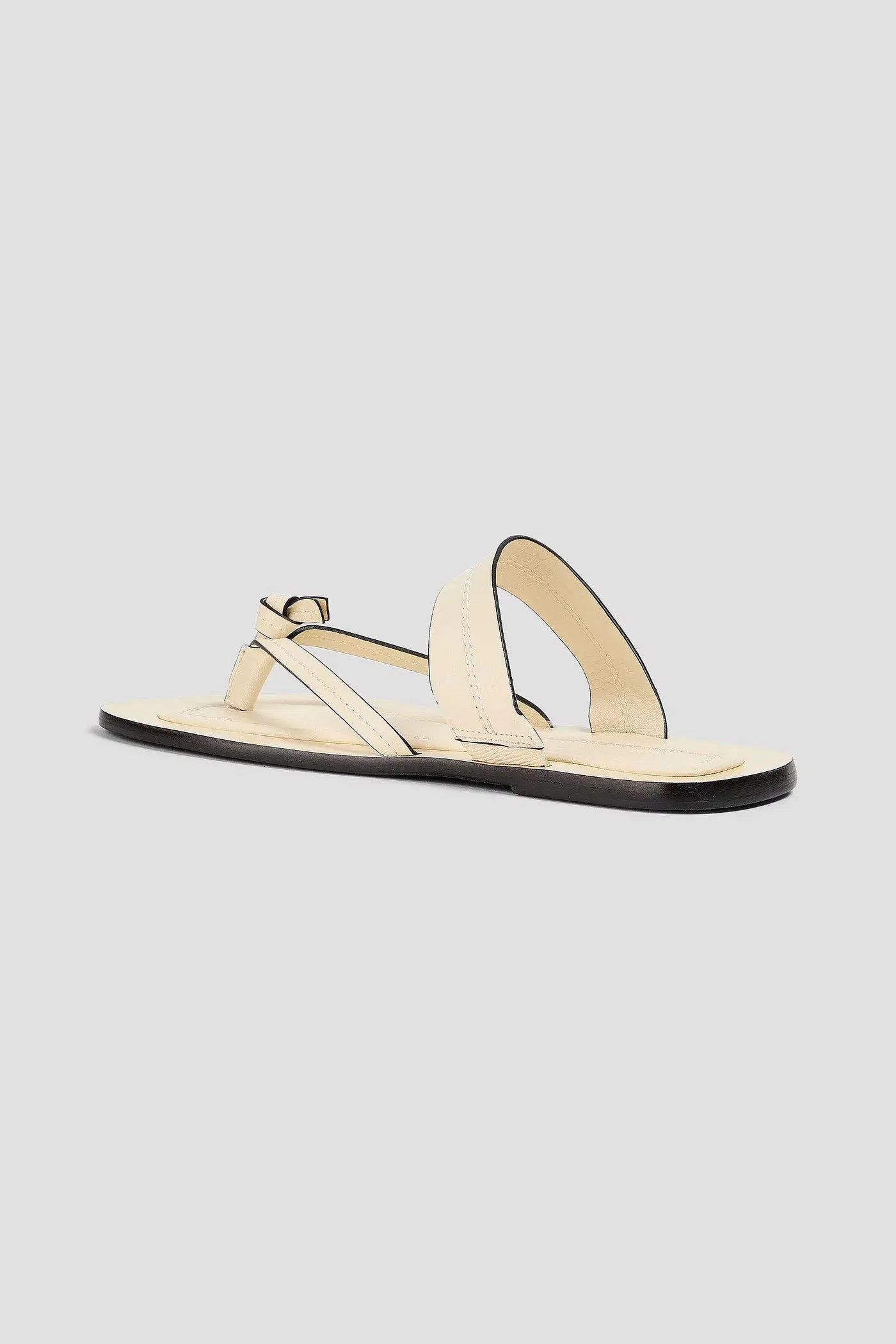 Farm Rio Leather Sandals Ivory Women's