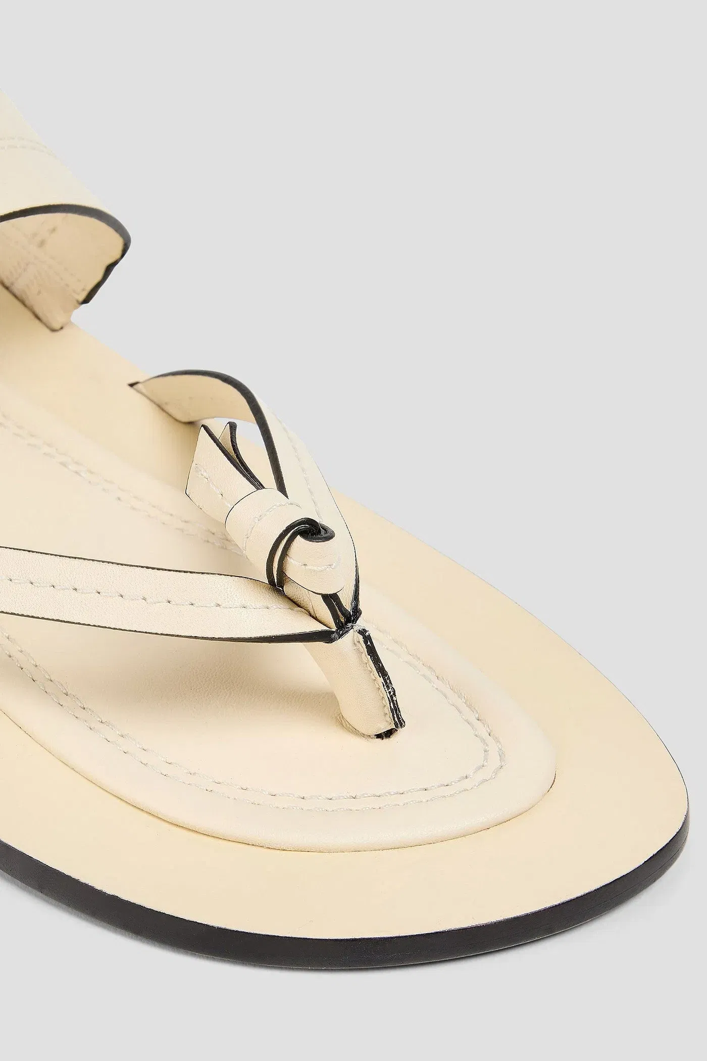 Farm Rio Leather Sandals Ivory Women's