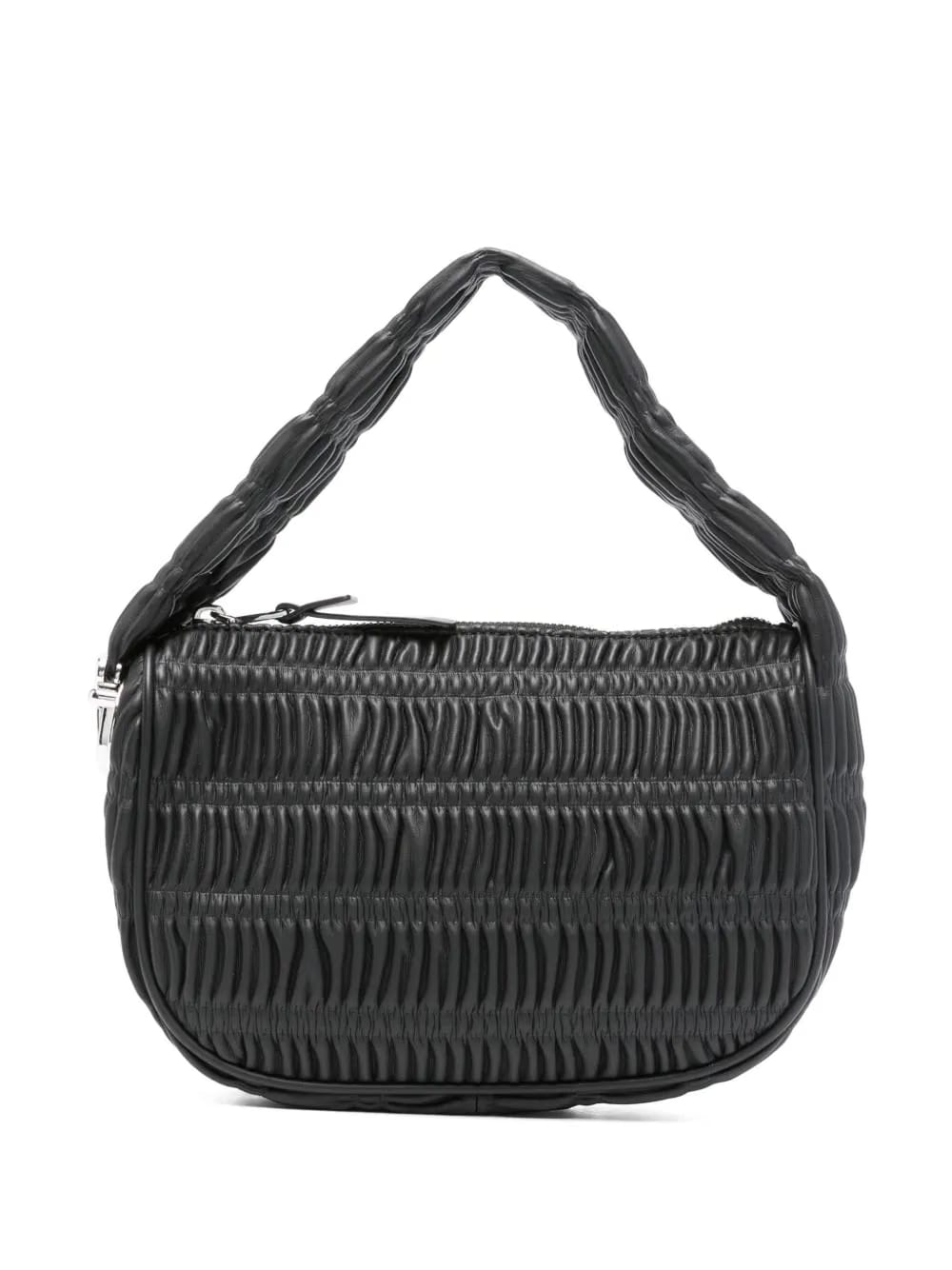 shirred shoulder bag