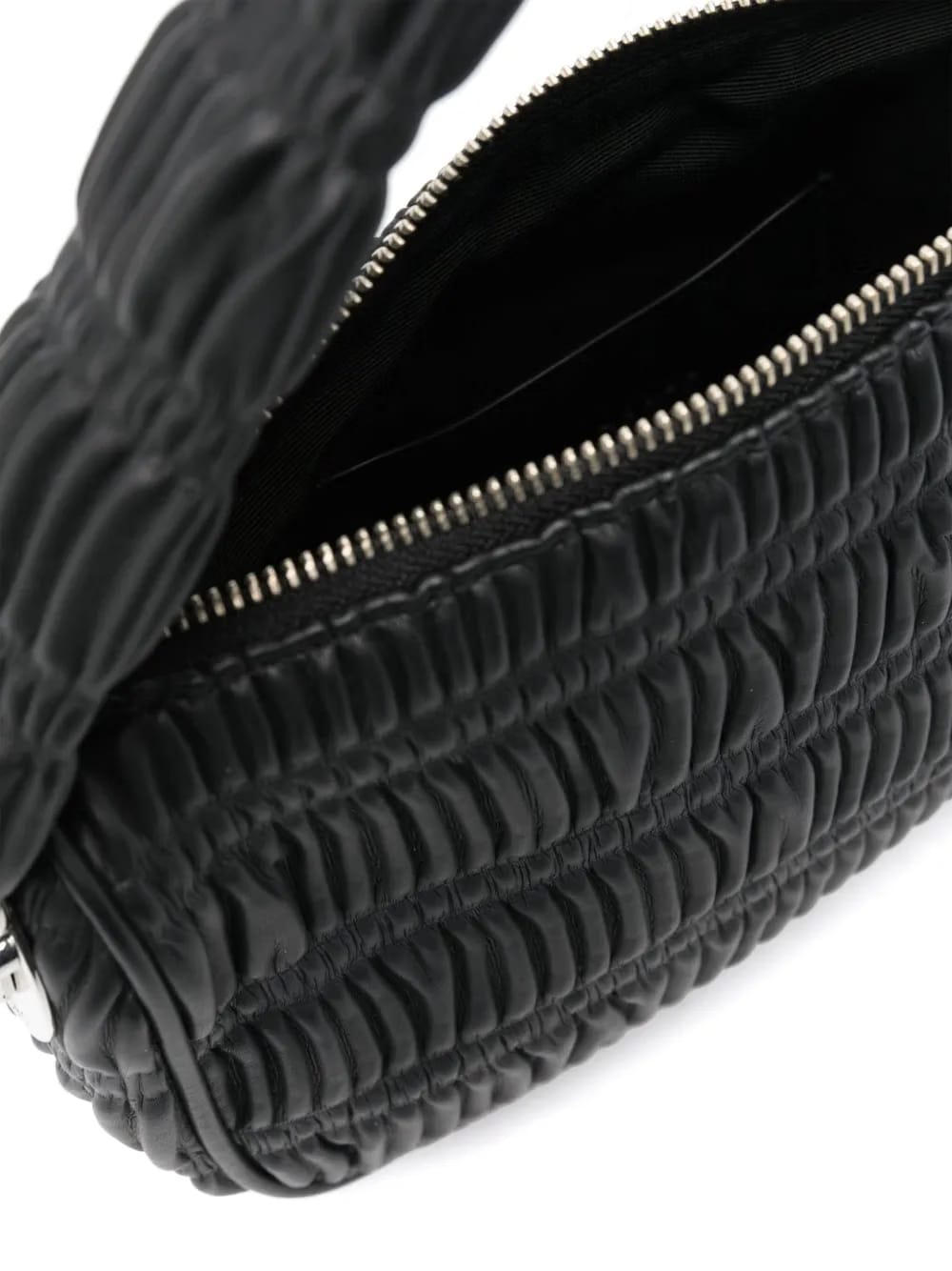 shirred shoulder bag