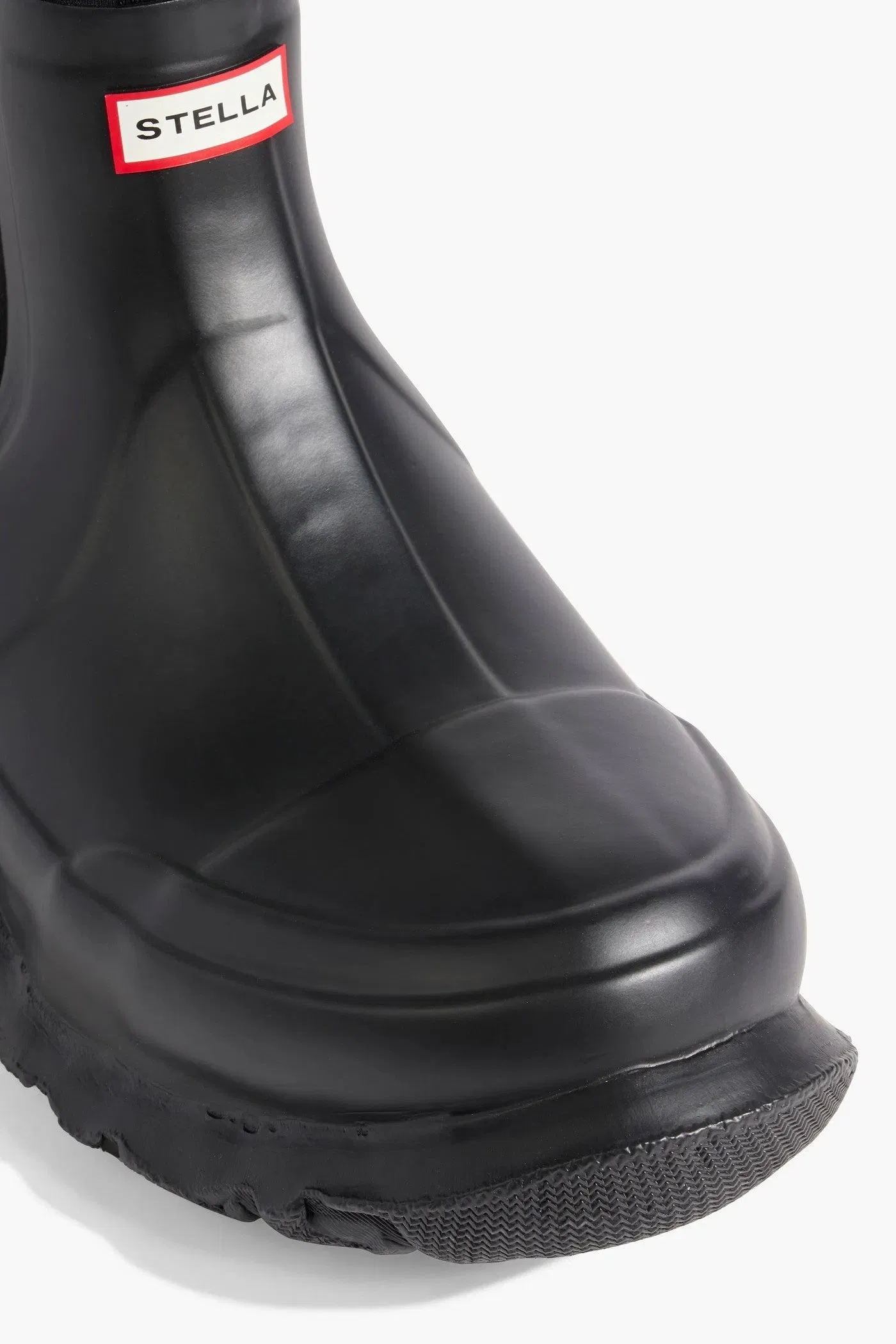 Stella Mccartney + Hunter Rubber And Neoprene Rain Boots Black Women's