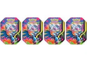 2026 Pokemon Mega Charizard X Ex Tin 4X Lot