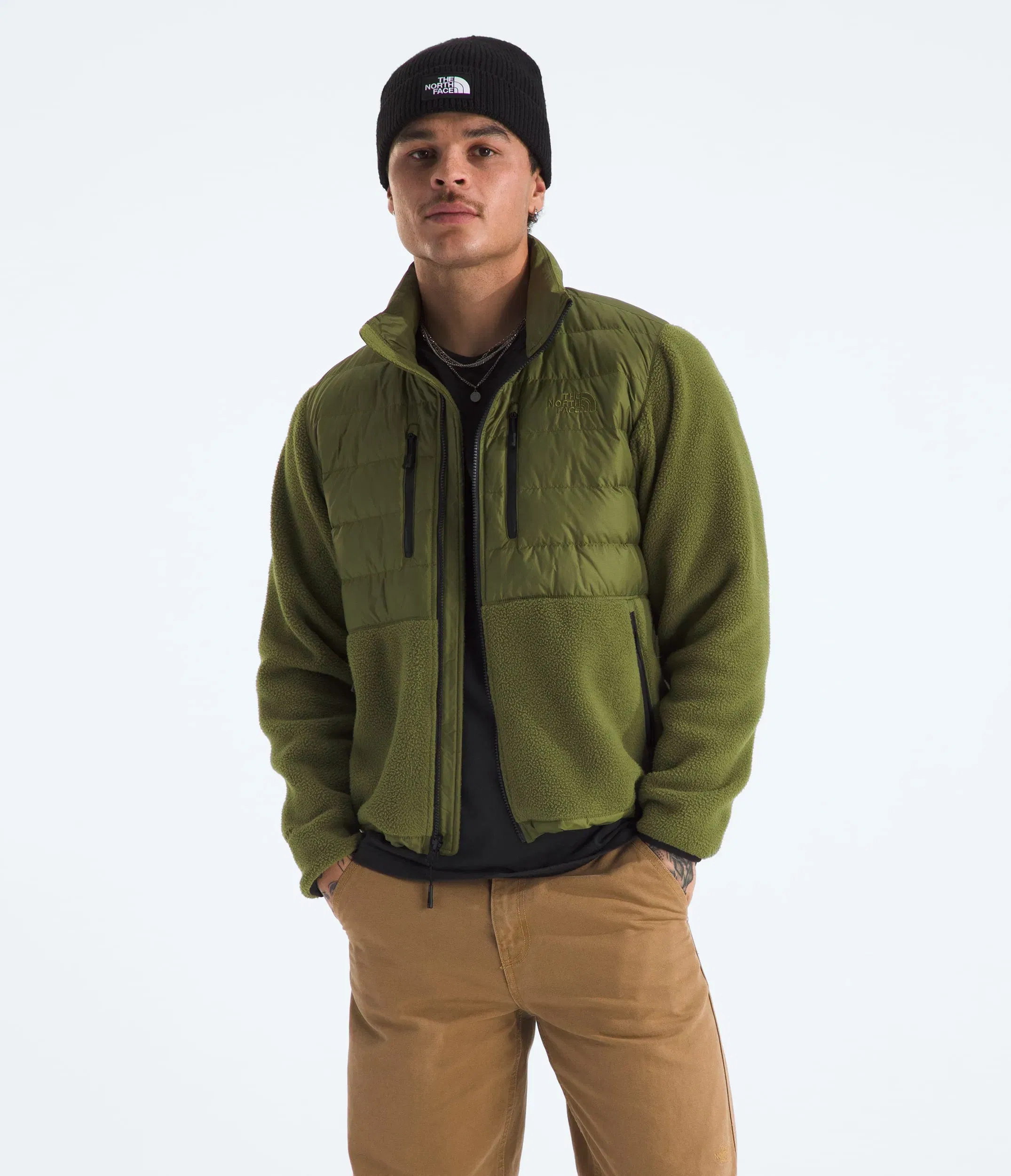 The North Face Men’s RMST Denali Tek Hybrid Jacket Woodland Green