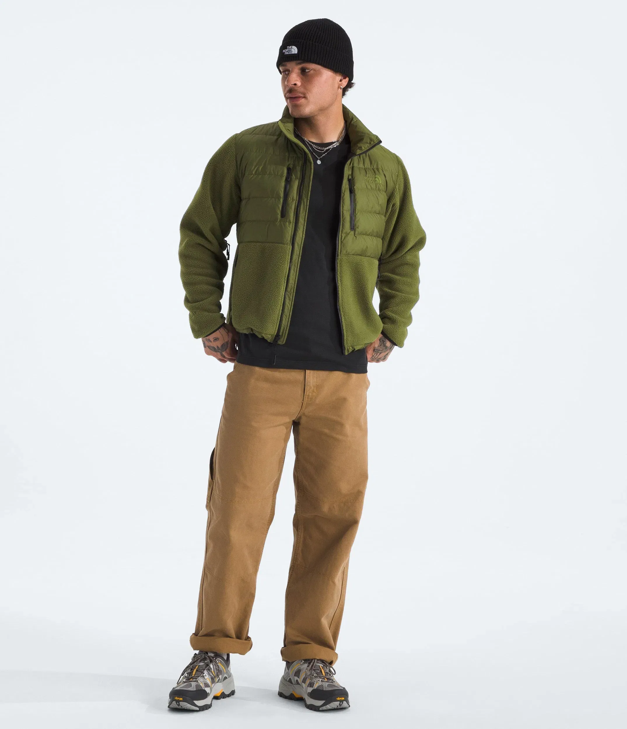 The North Face Men’s RMST Denali Tek Hybrid Jacket Woodland Green