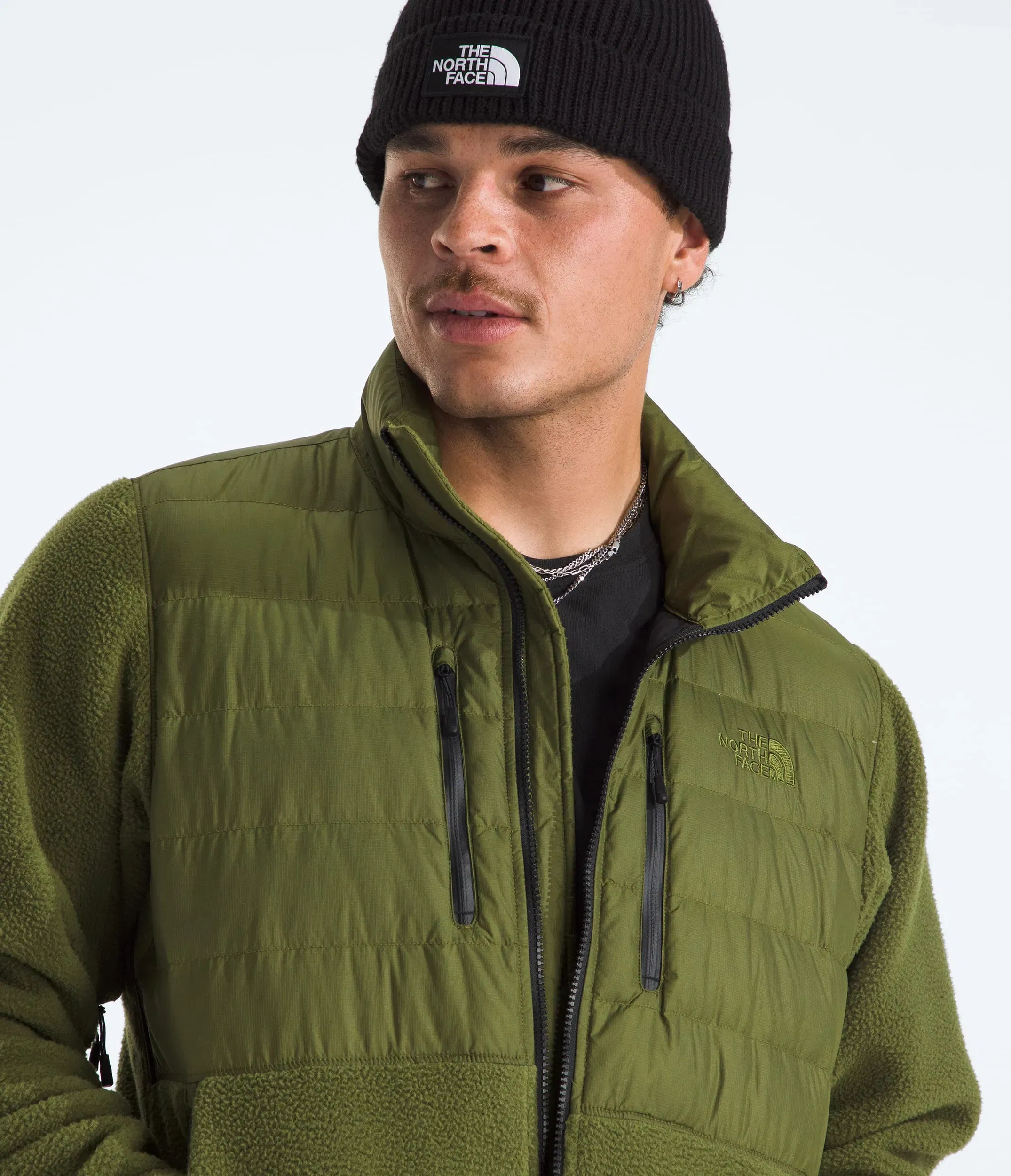 The North Face Men’s RMST Denali Tek Hybrid Jacket Woodland Green