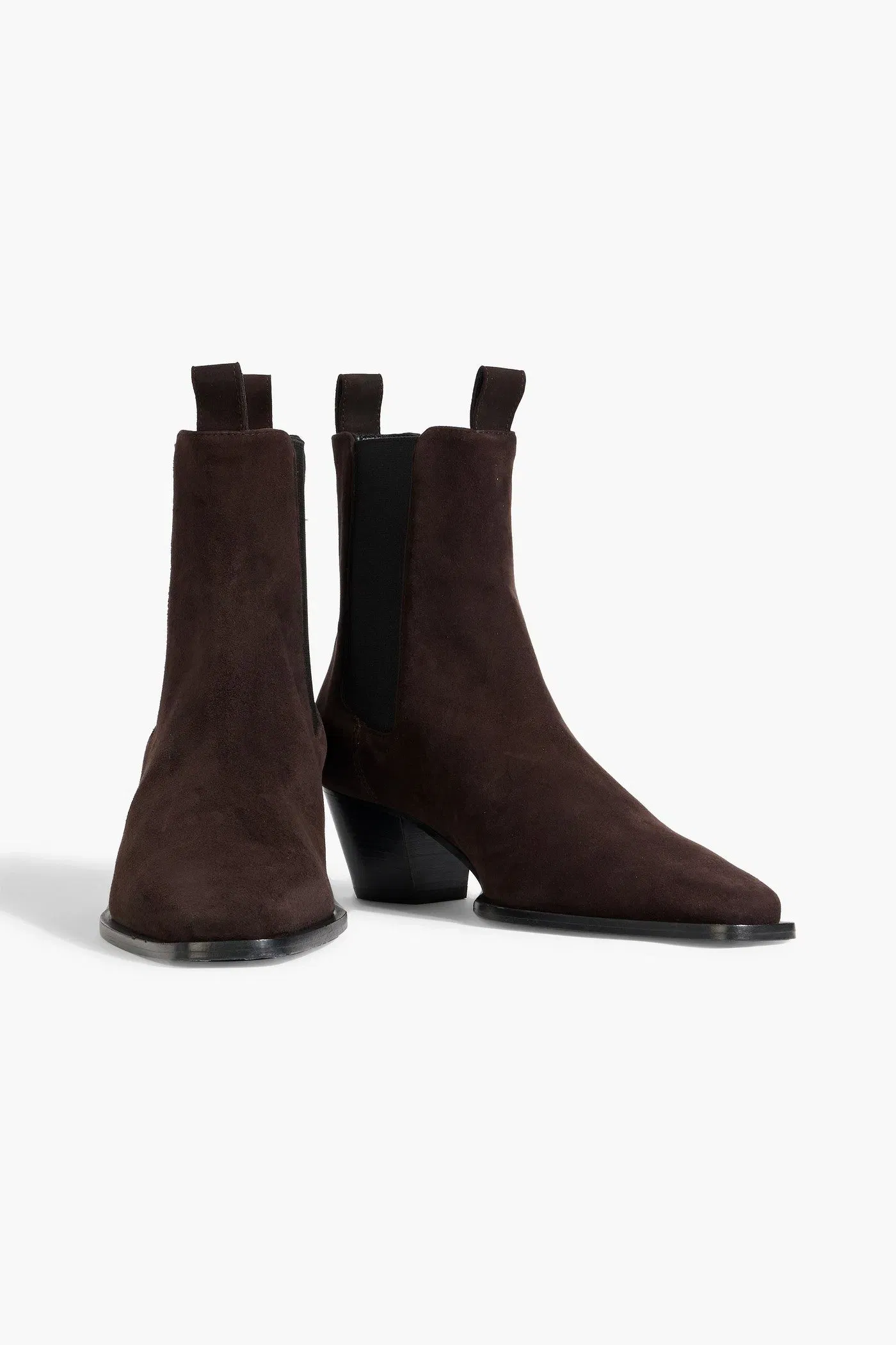 Toteme Suede Chelsea Boots Brown Women's