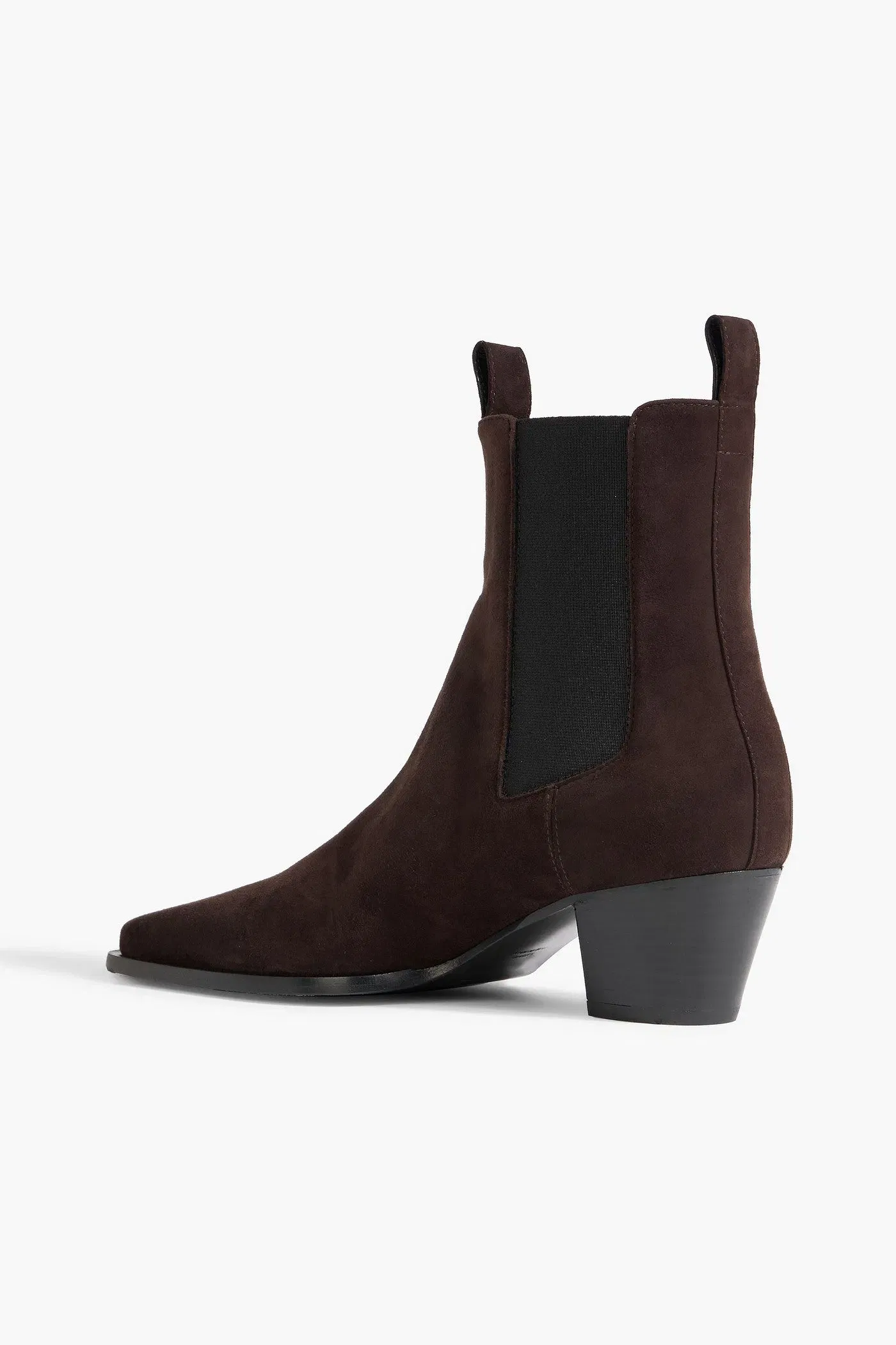 Toteme Suede Chelsea Boots Brown Women's