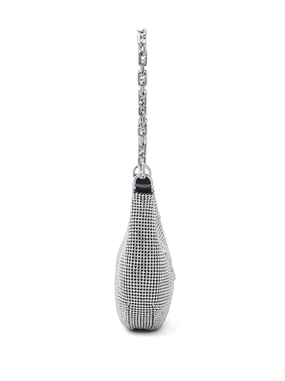 The Rhinestone Small Curve shoulder bag