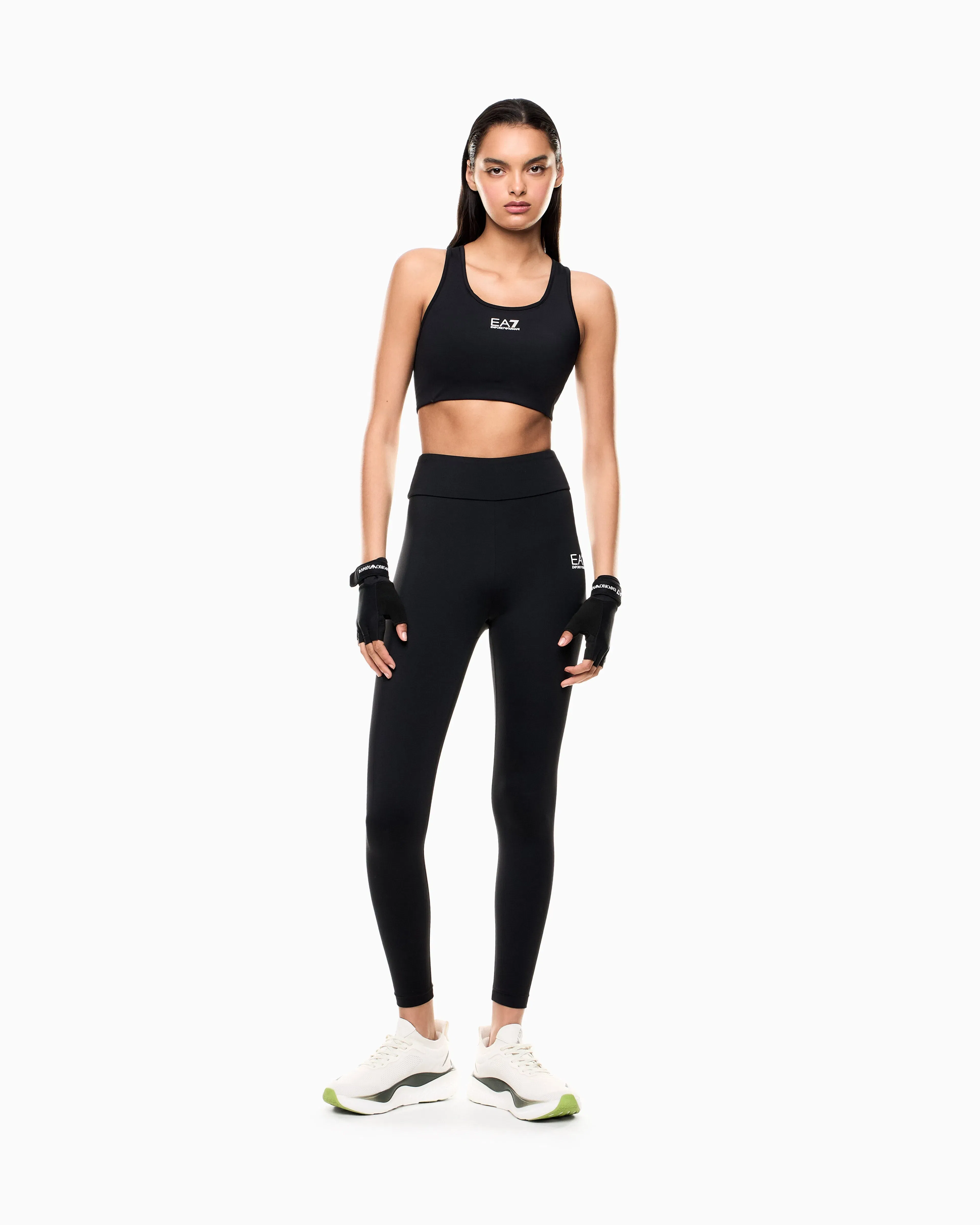 EA7 Stretch legging with high waist in technical fabric Vigor7