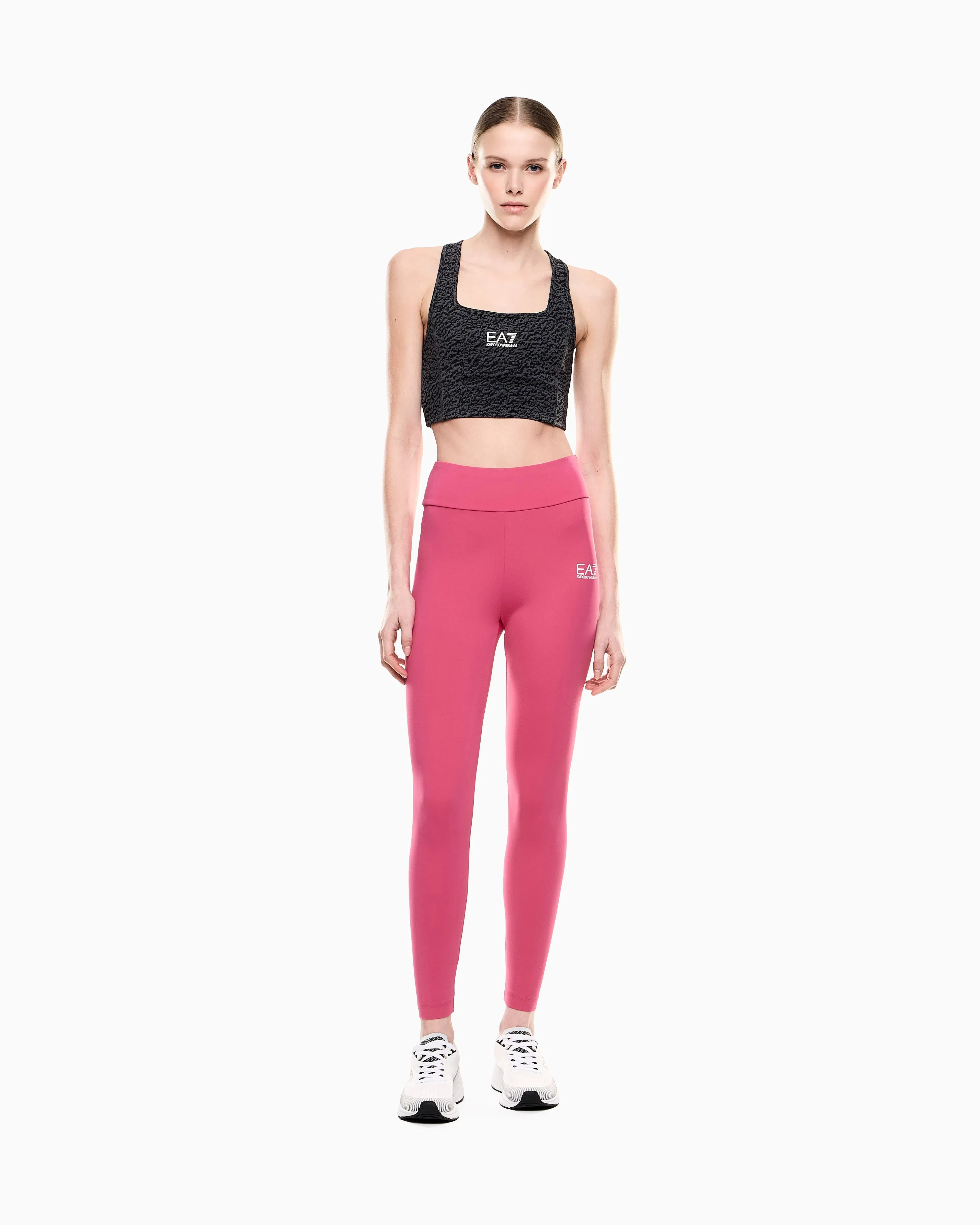 EA7 Stretch legging with high waist in technical fabric Vigor7