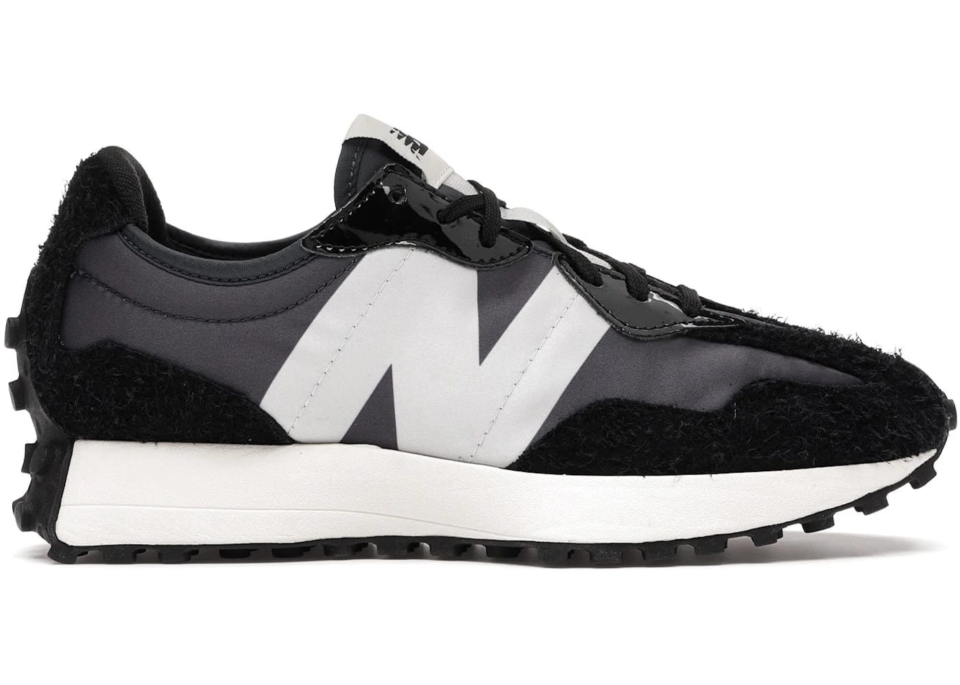 New Balance 327 Black Grey Womens
