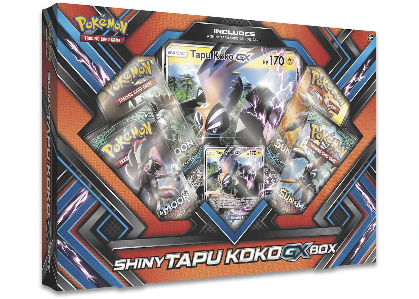 2017 Pokemon Tcg Shiny Tapu Koko Gx Box