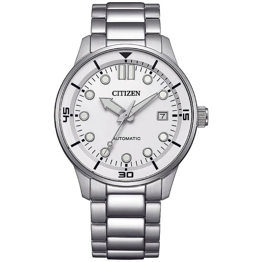Citizen Automatic White Dial Mens Watch
