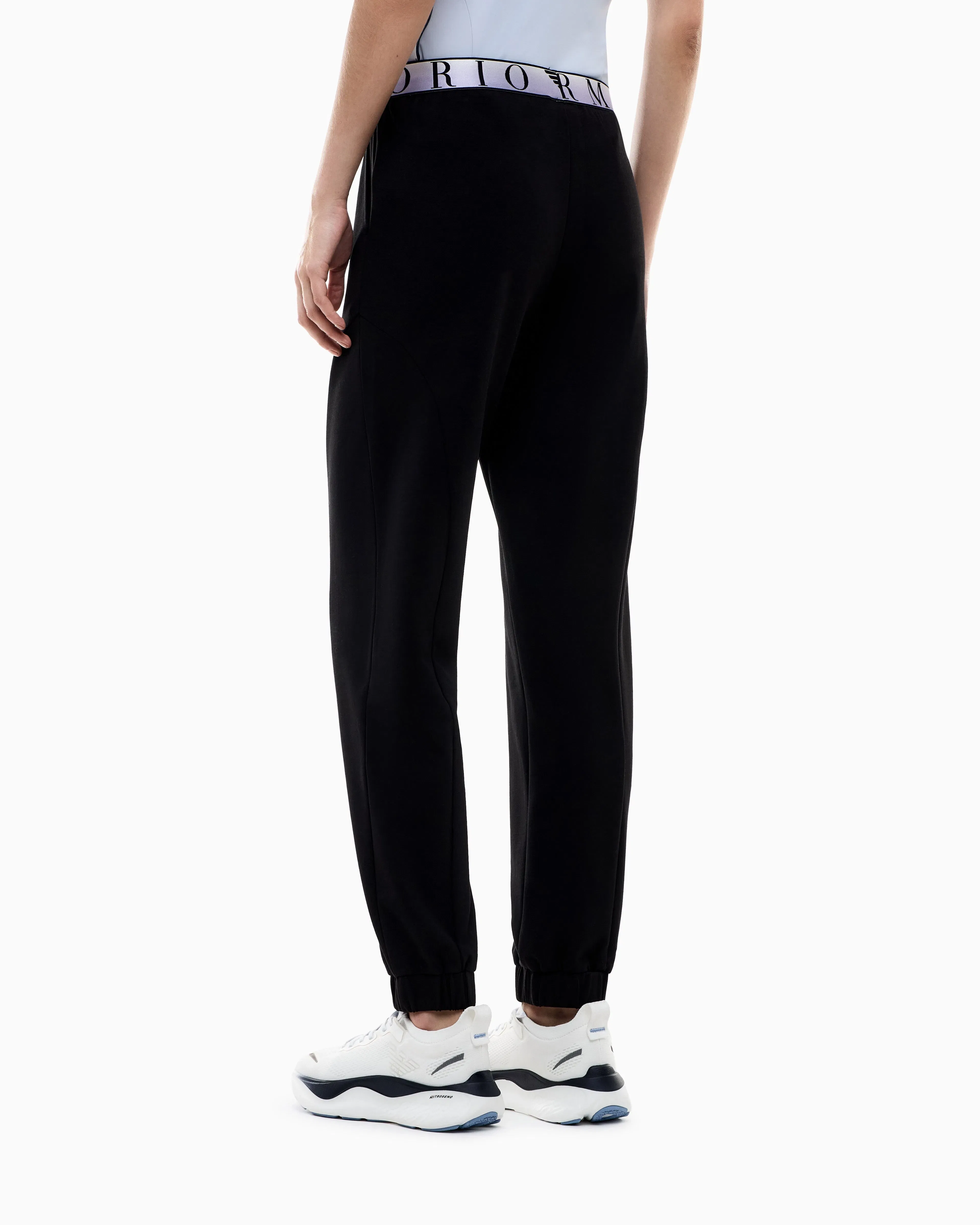 EA7 Dynamic Athlete joggers in Natural VENTUS7 technical fabric