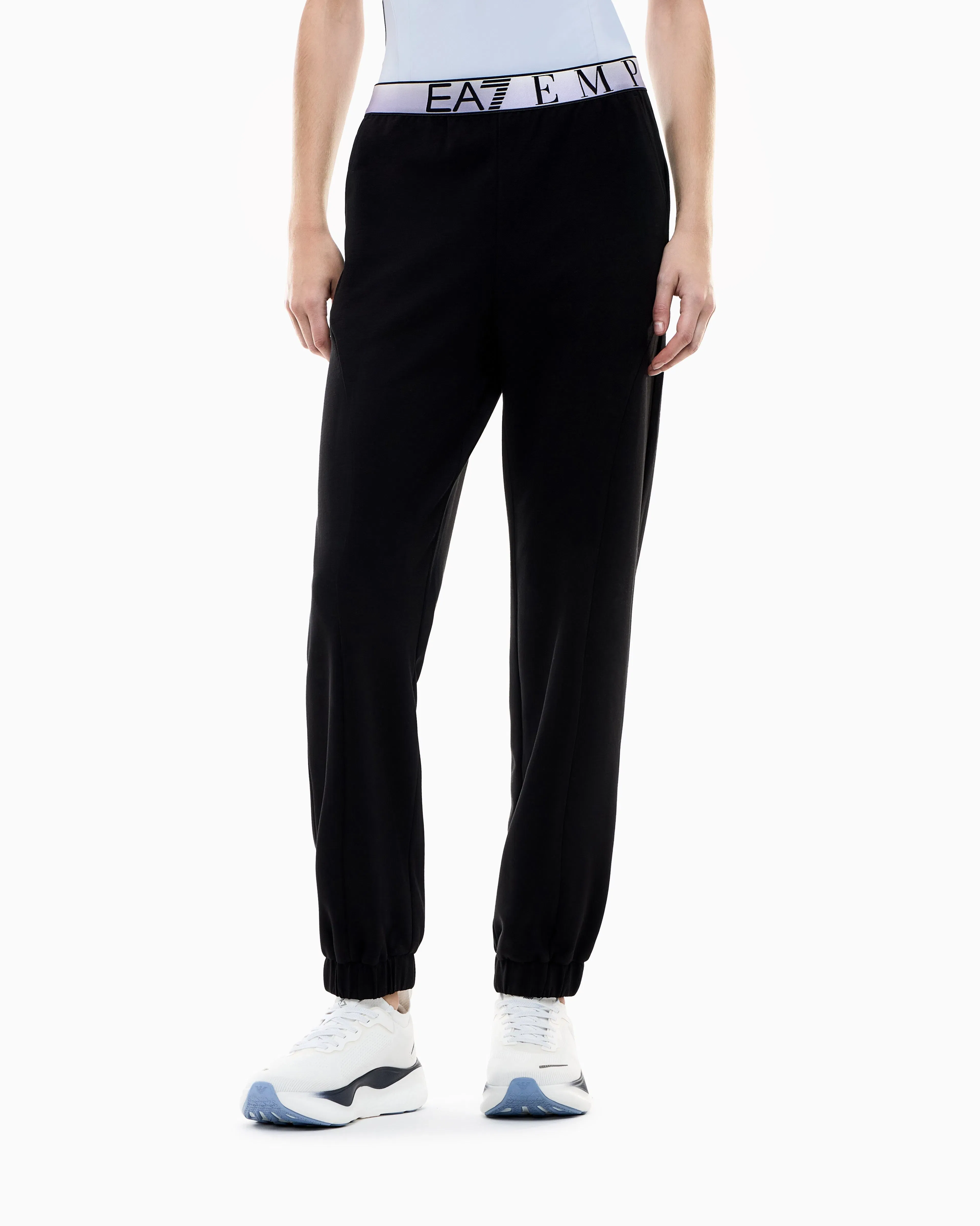 EA7 Dynamic Athlete joggers in Natural VENTUS7 technical fabric