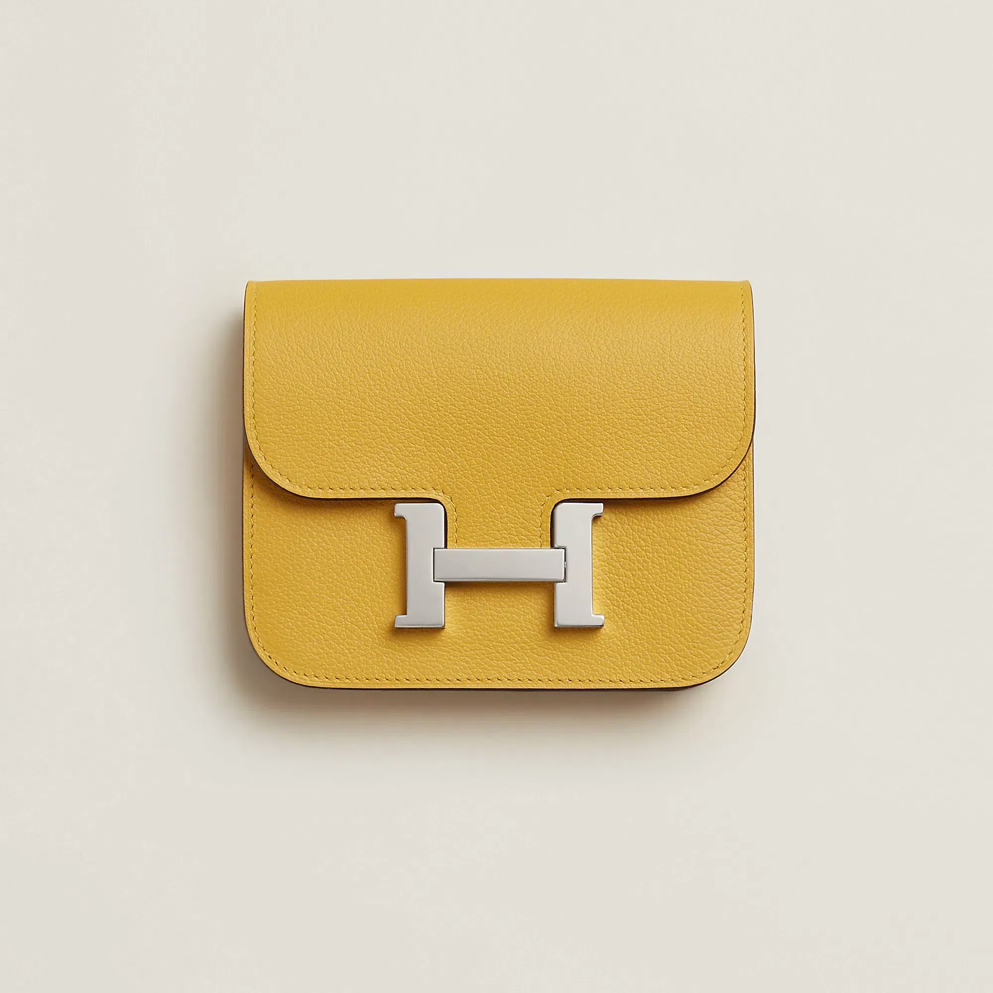 Hermes Constance Slim Wallet Bleu Saphir
