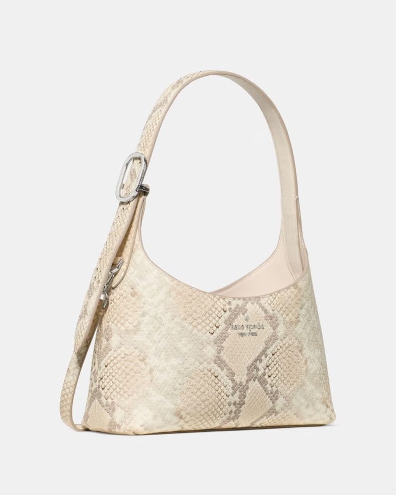 KateSpade 454 Snake Embossed Mini Crossbody Bag Natural Multi