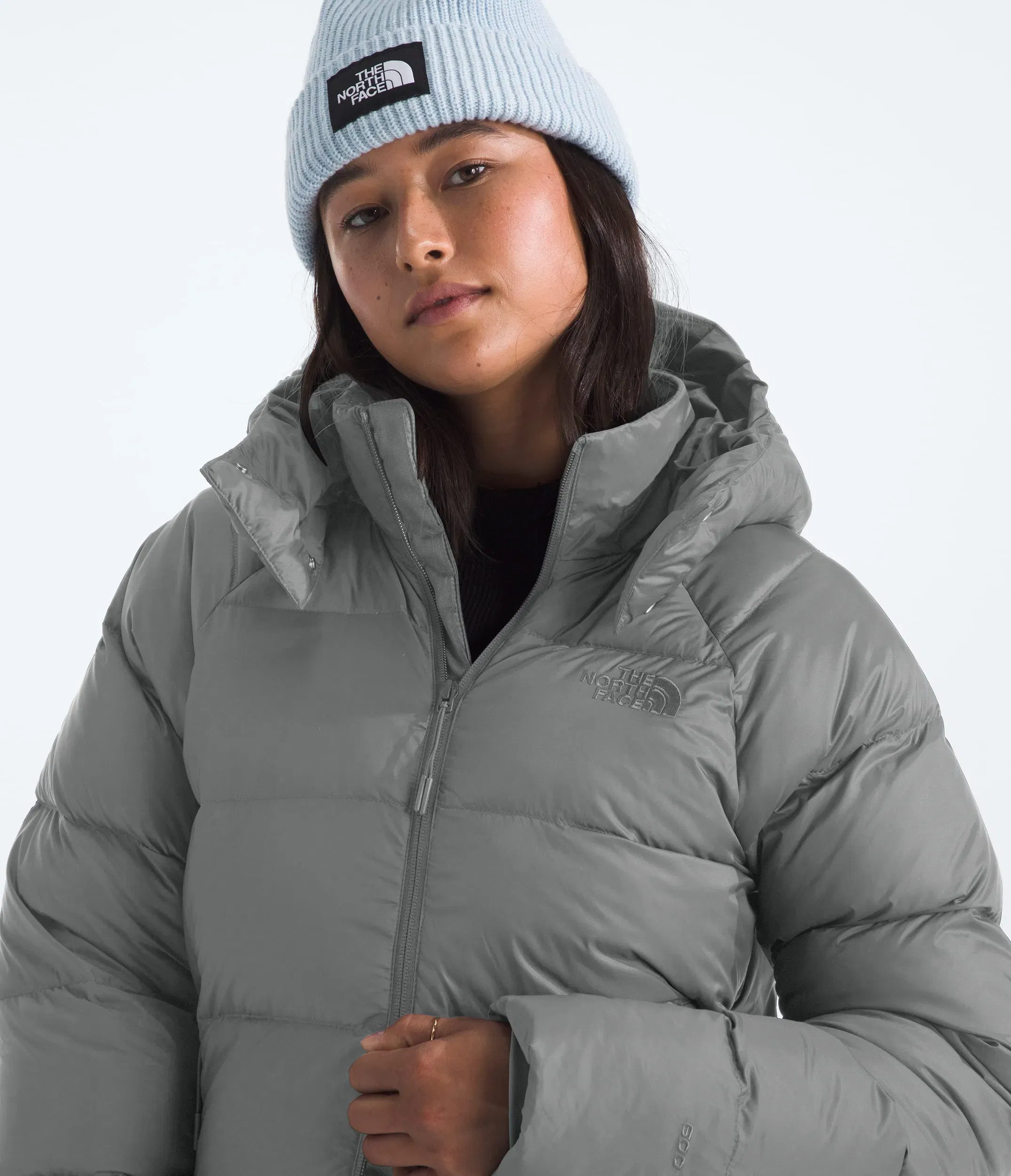 The North Face Women’s Hydrenalite™ City Down Hooded Parka Smoked Pearl