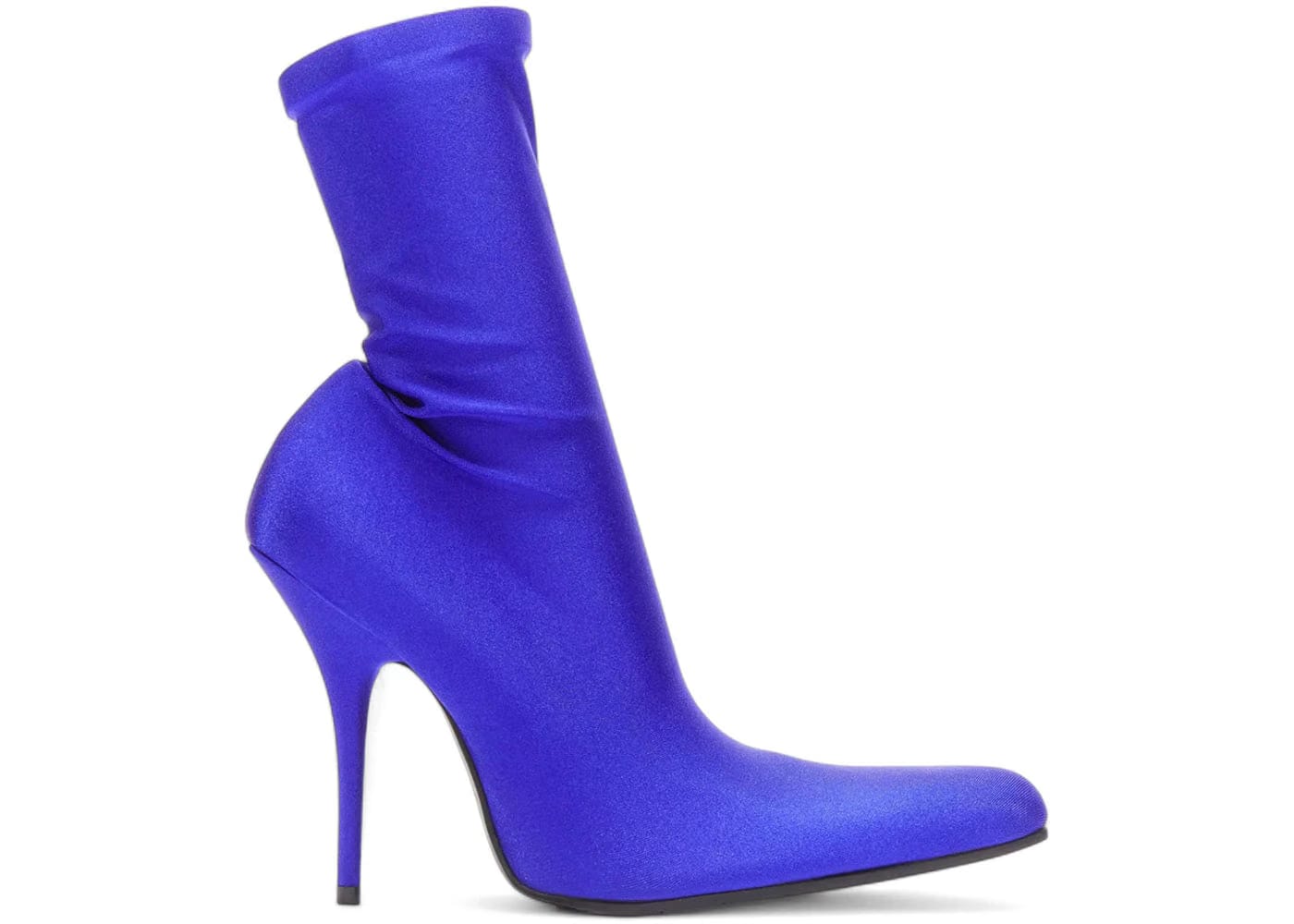 Balenciaga Denma Shiny Sock Booties Royal Blue Womens