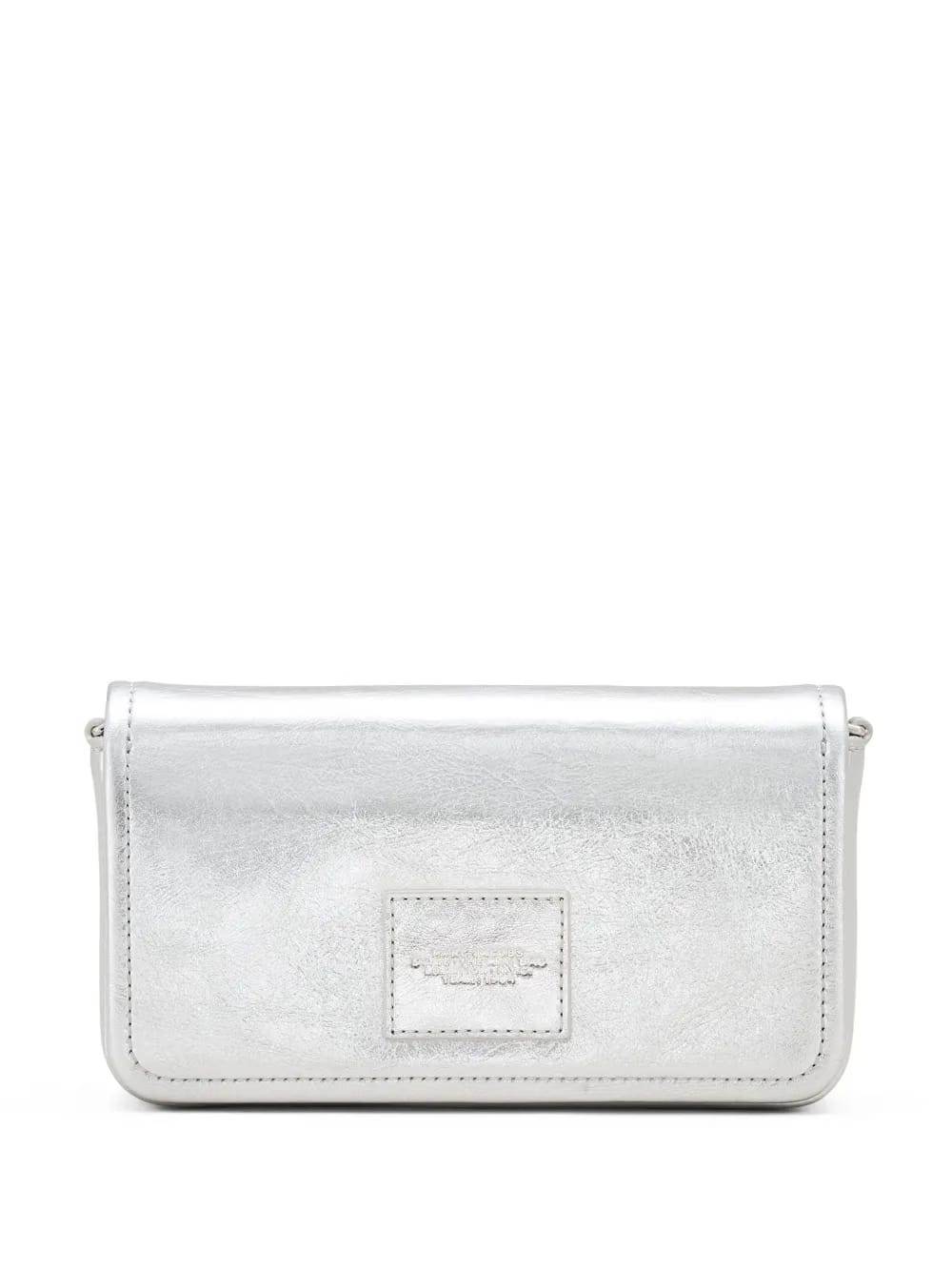 The Metallic Leather Chain Mini bag