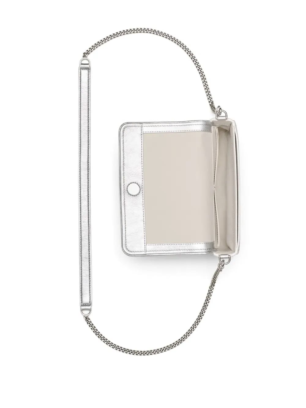 The Metallic Leather Chain Mini bag