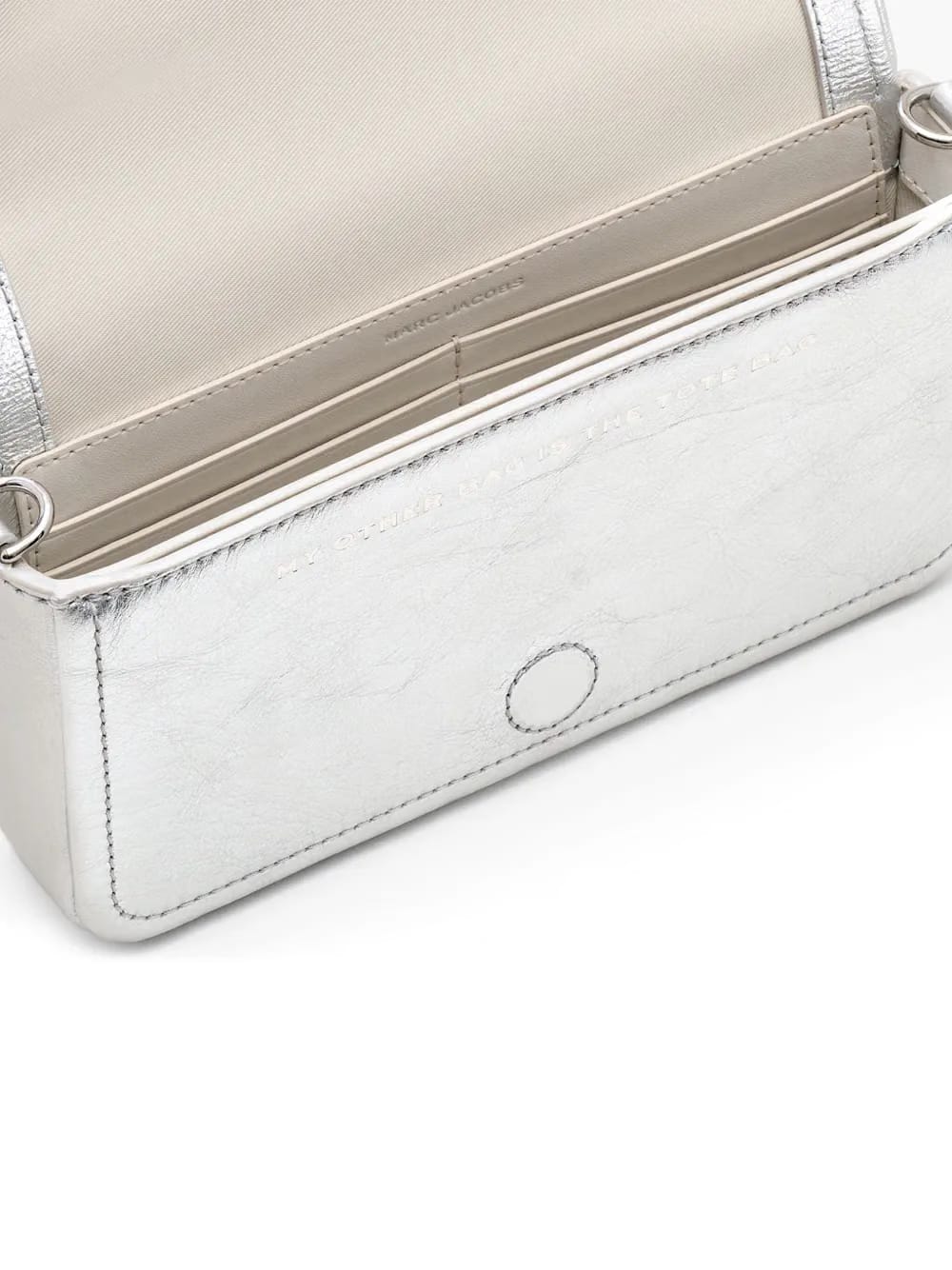The Metallic Leather Chain Mini bag