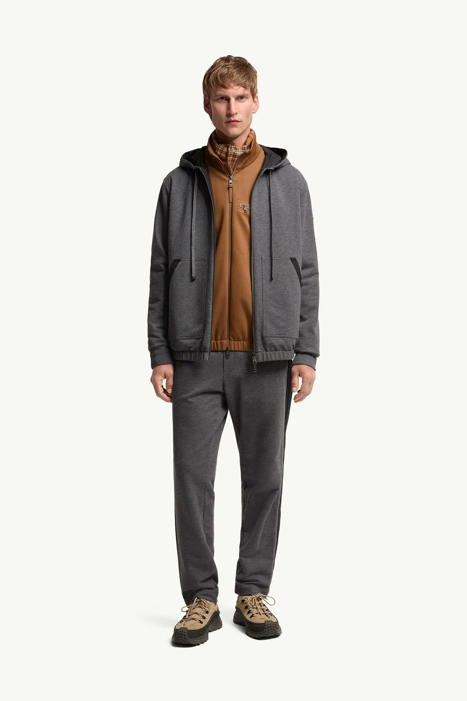 Moncler Reversible Zip-Up Hoodie Dark Grey Dark Grey