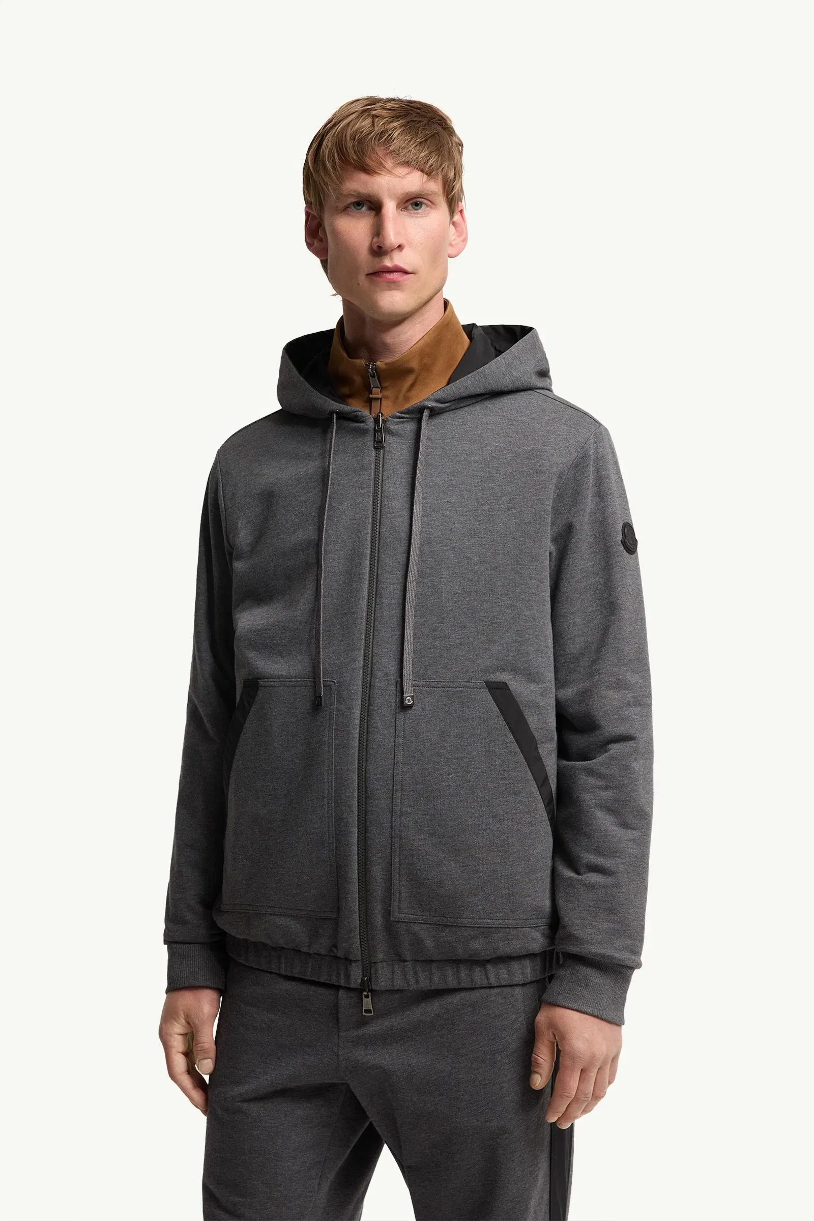 Moncler Reversible Zip-Up Hoodie Dark Grey Dark Grey
