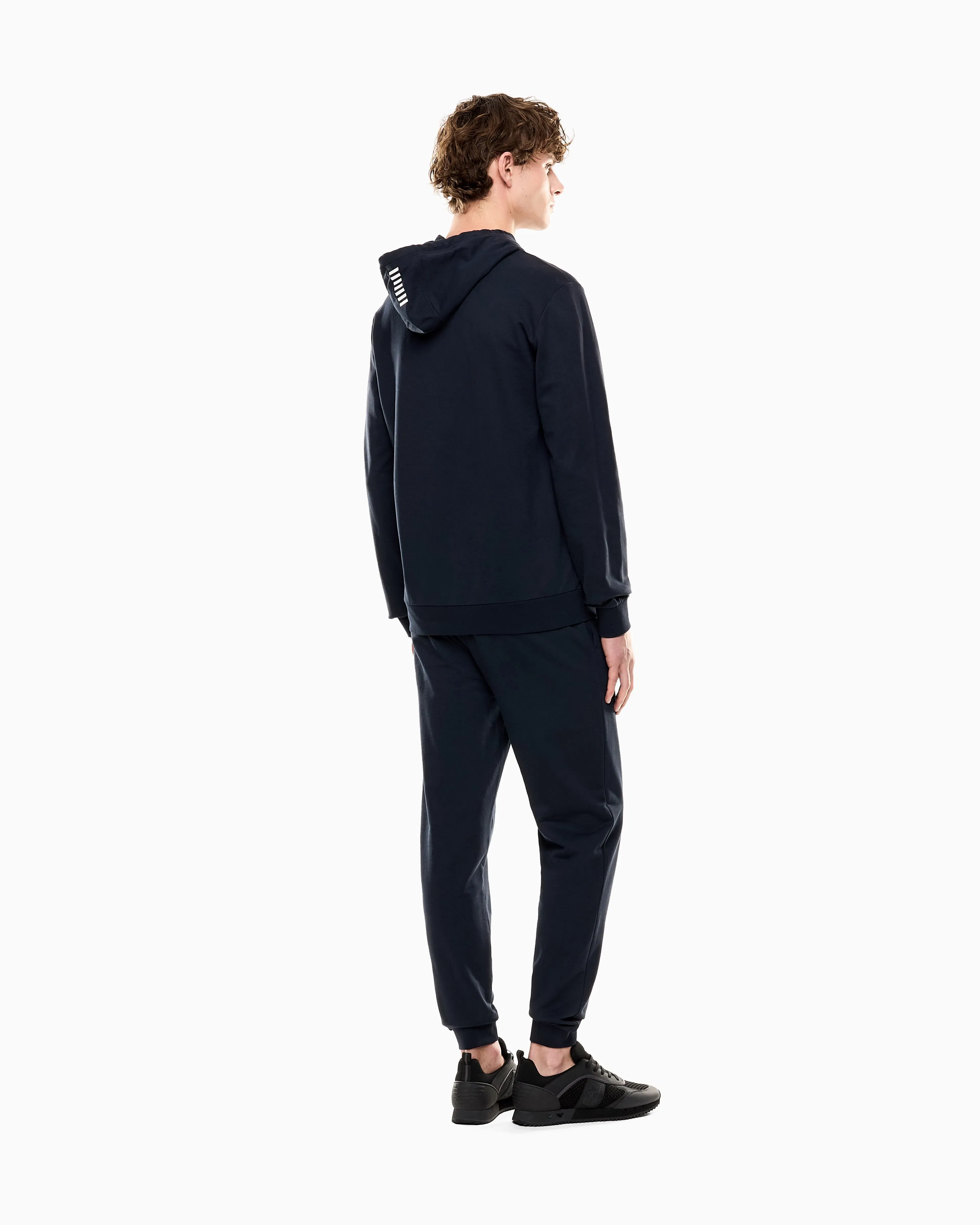 EA7 Cotton business suit with hoodie and joggers Core Identity