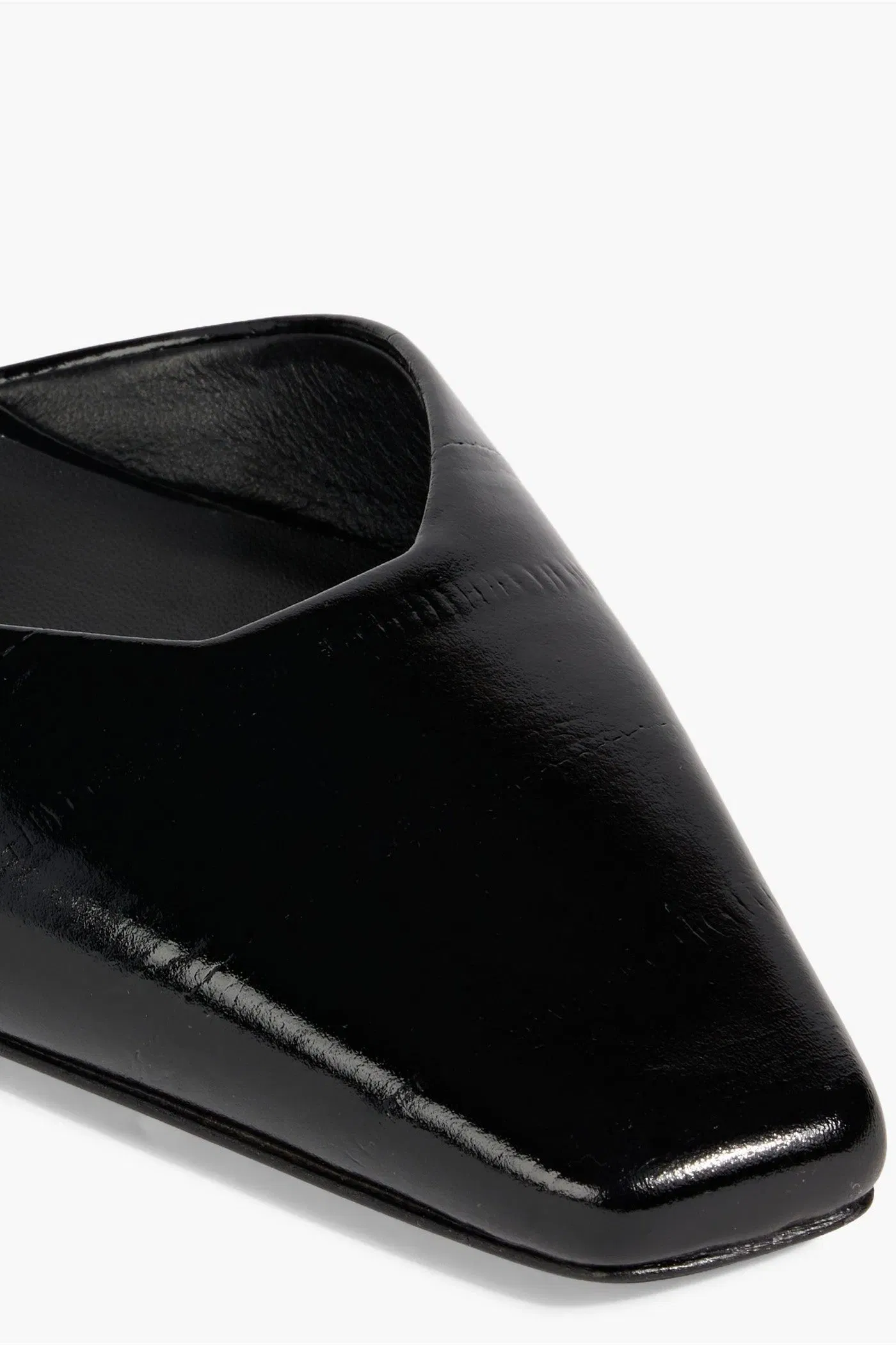 Loulou De Saison Hyde Patent-Leather Slingback Pumps Black Women's