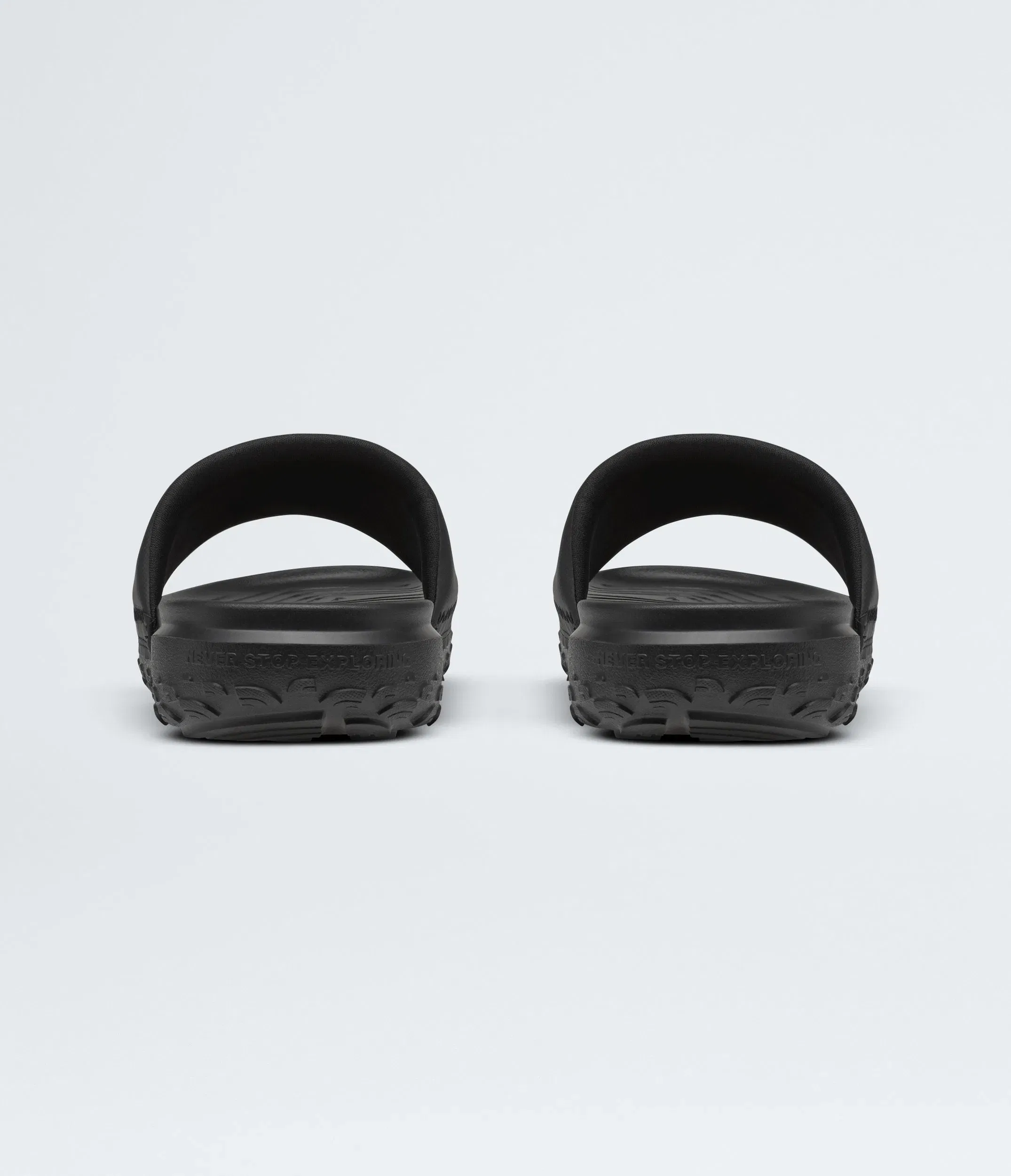 The North Face Mens Never Stop Cush Slides Tnf Black Tnf Black