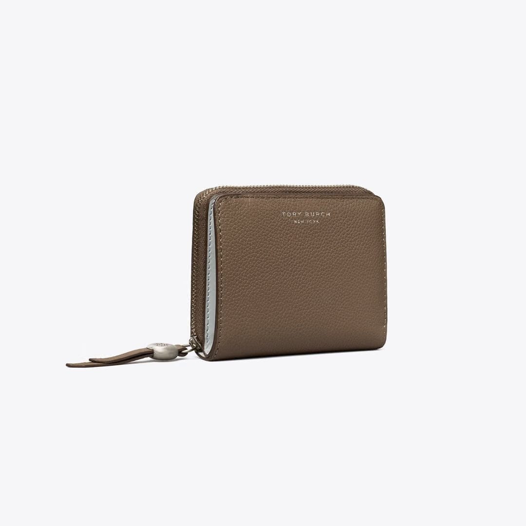 Tory Burch Romy Bi-Fold Wallet Wild Mushroom
