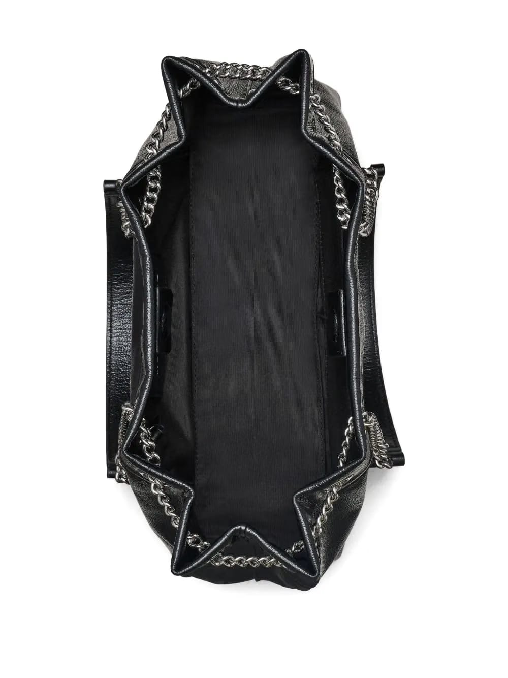 The Leather Chain Sack bag