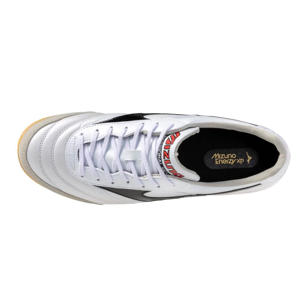 Mizuno Morelia Sala Elite Indoor Soccer Shoe White Black