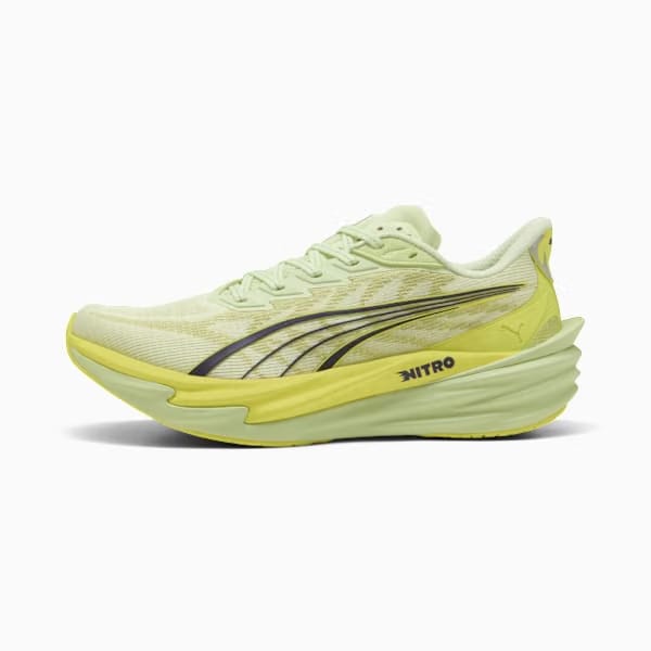 Puma Deviate Nitro™ 4 Men'S Road Running Shoes Apple Spritz-Lux Lime