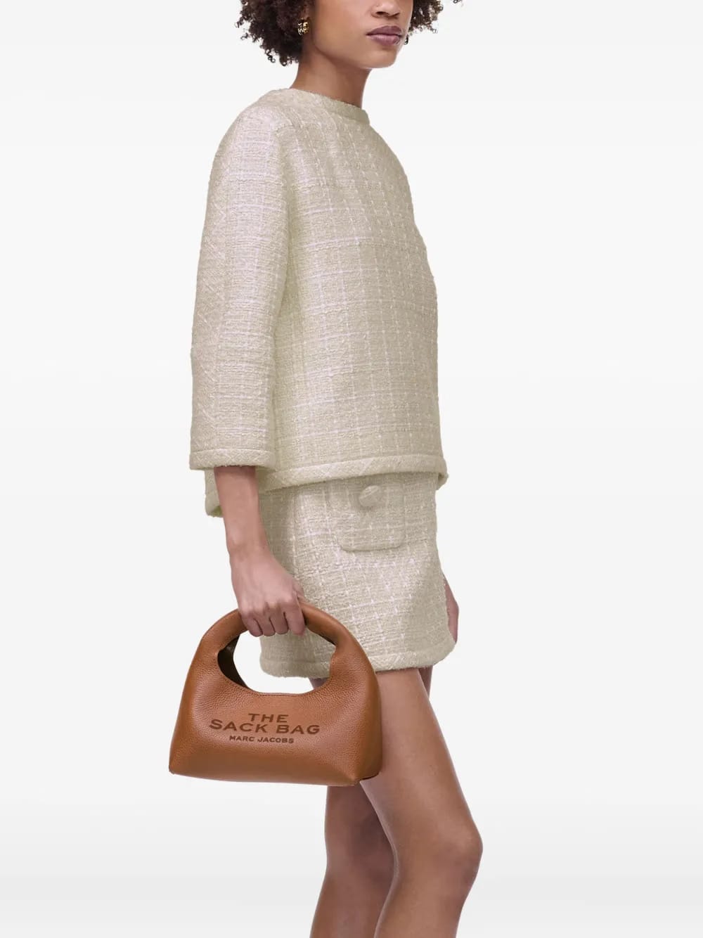 The Mini Sack Bag leather handle bag