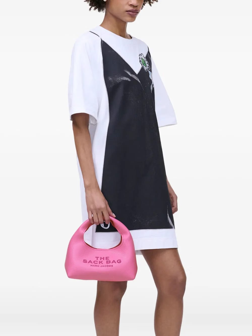 The Mini Sack Bag leather handle bag