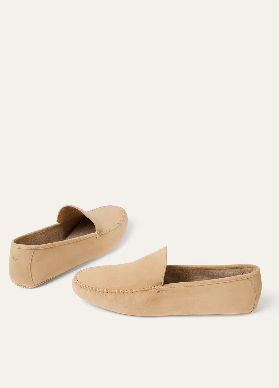 LoroPiana Maurice Slipper Peanut Butter