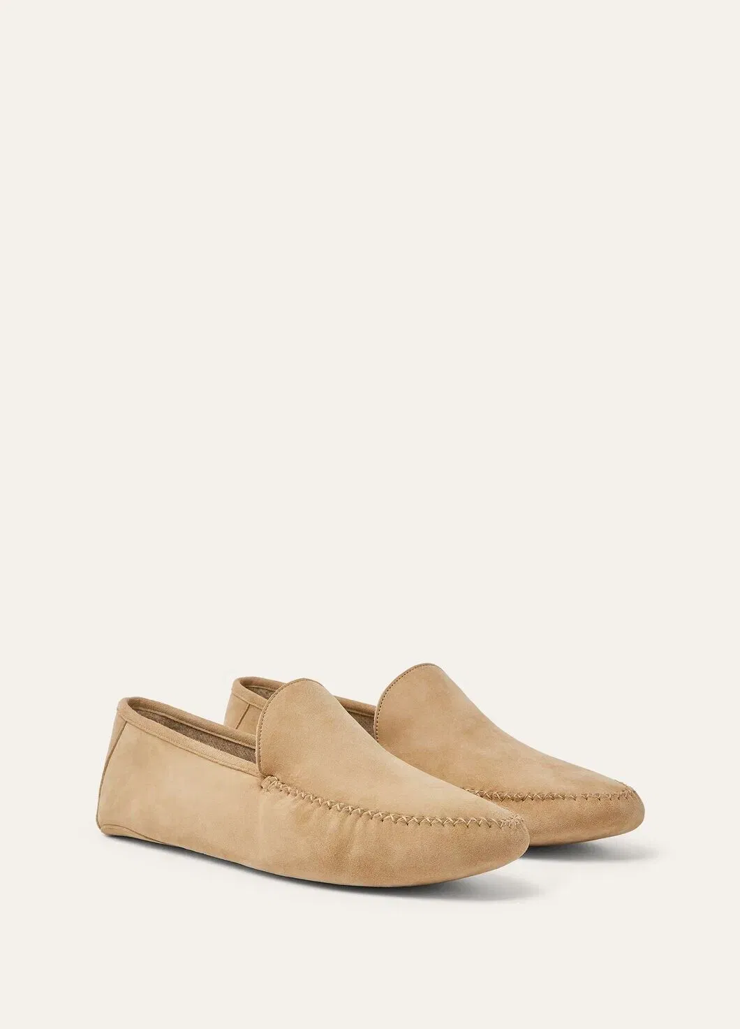LoroPiana Maurice Slipper Peanut Butter