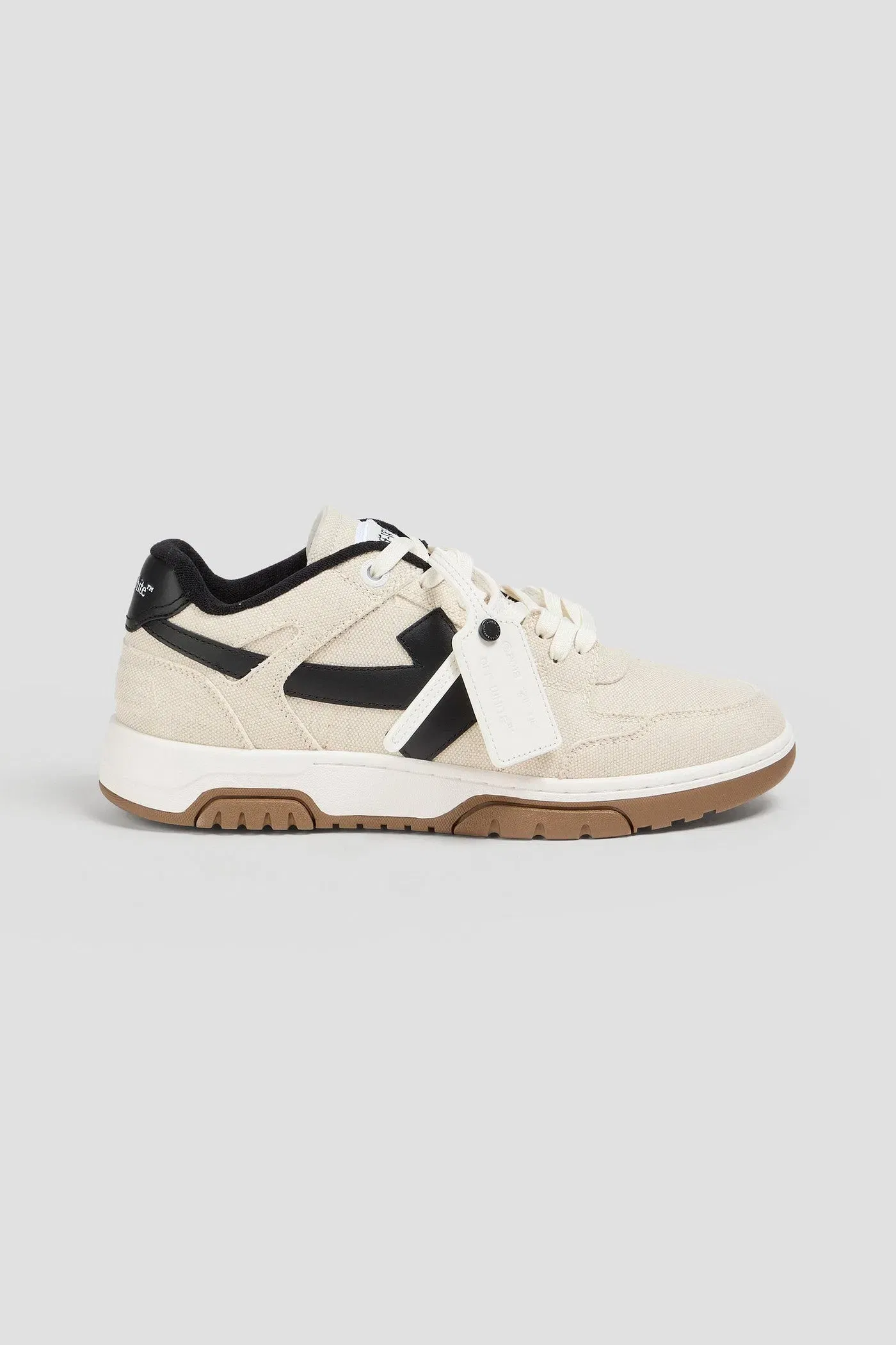 Off-White Out Of Office Canvas Sneakers Ecru