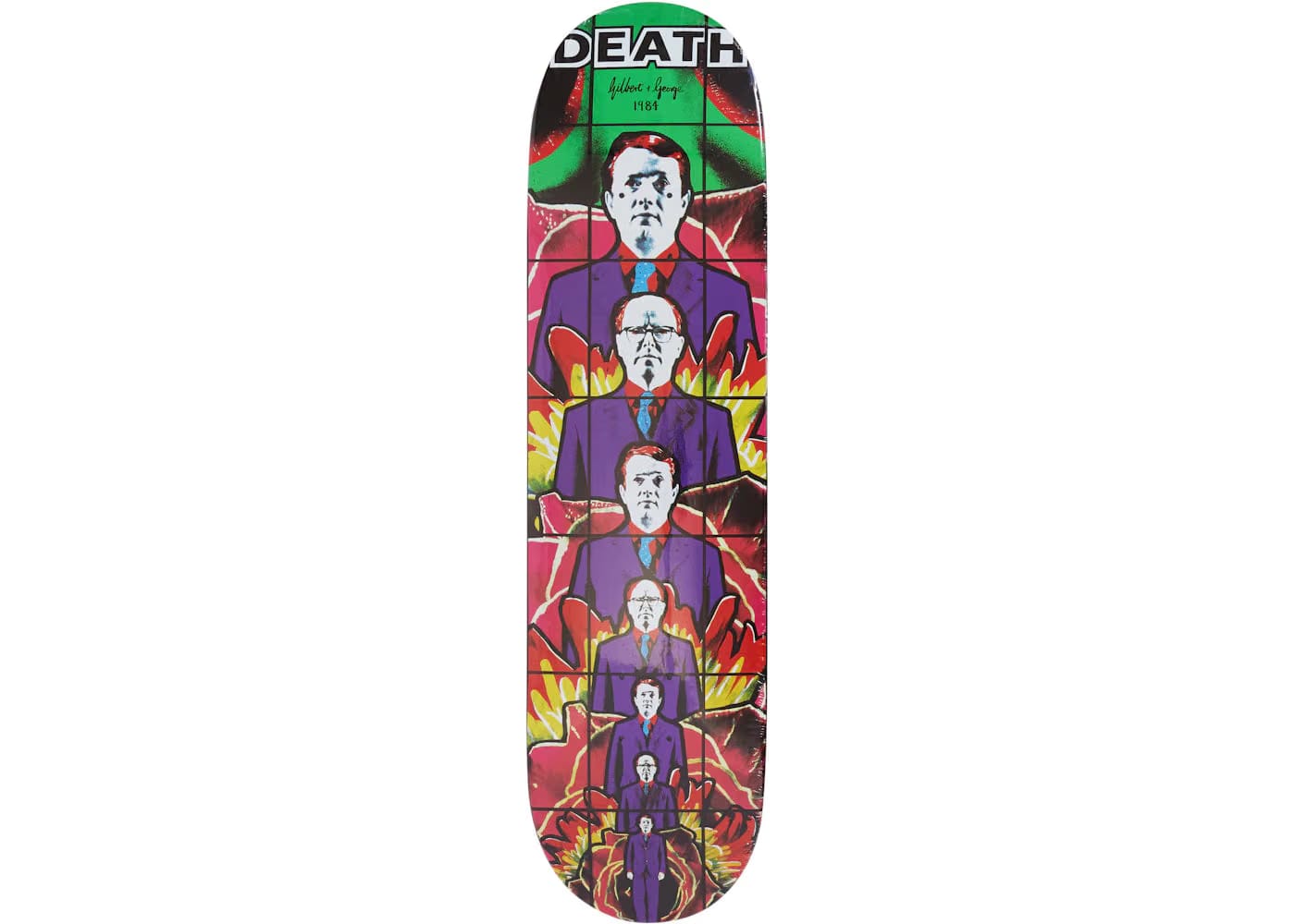 Supreme Gilbert & George Death Skateboard Deck Multi