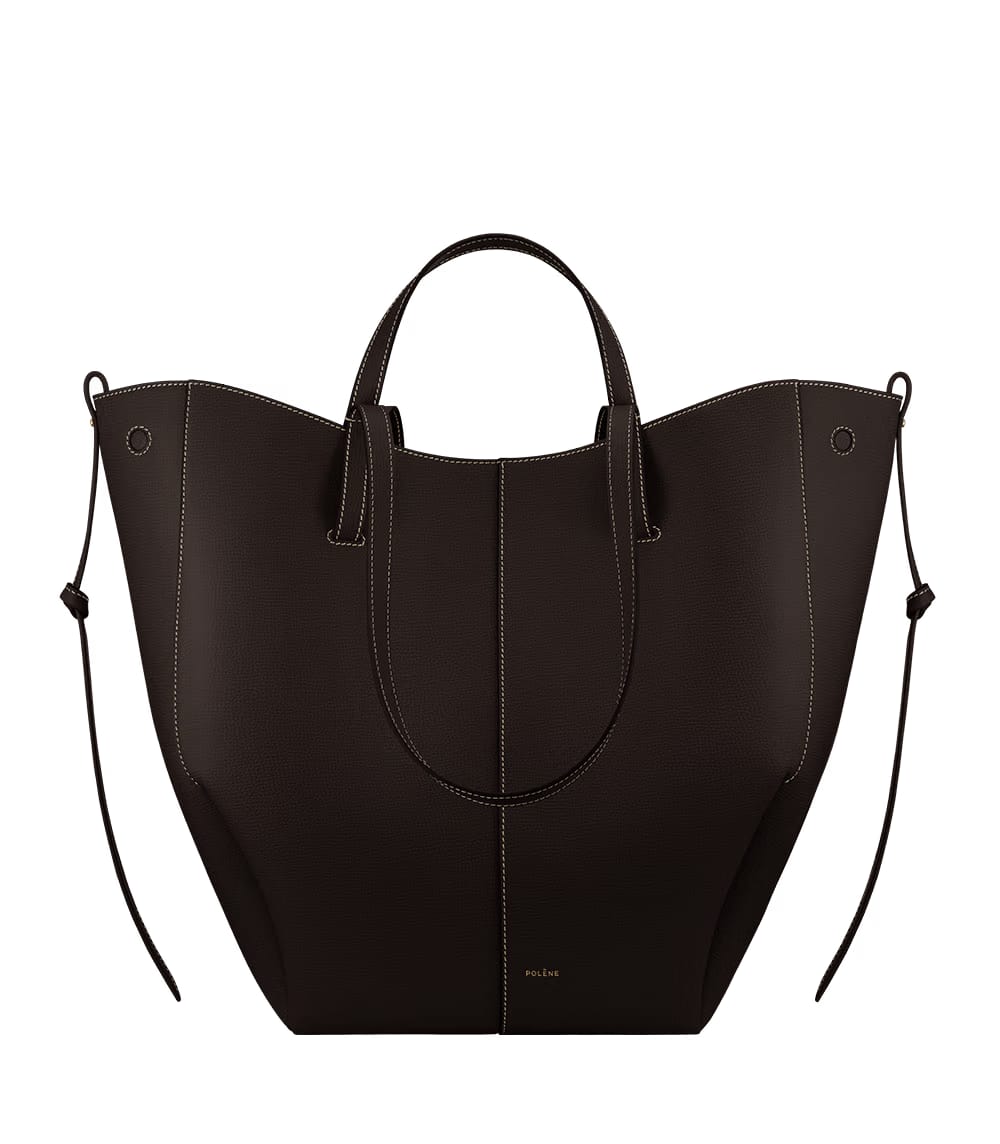 Polene Cyme Tote Textured Ebony
