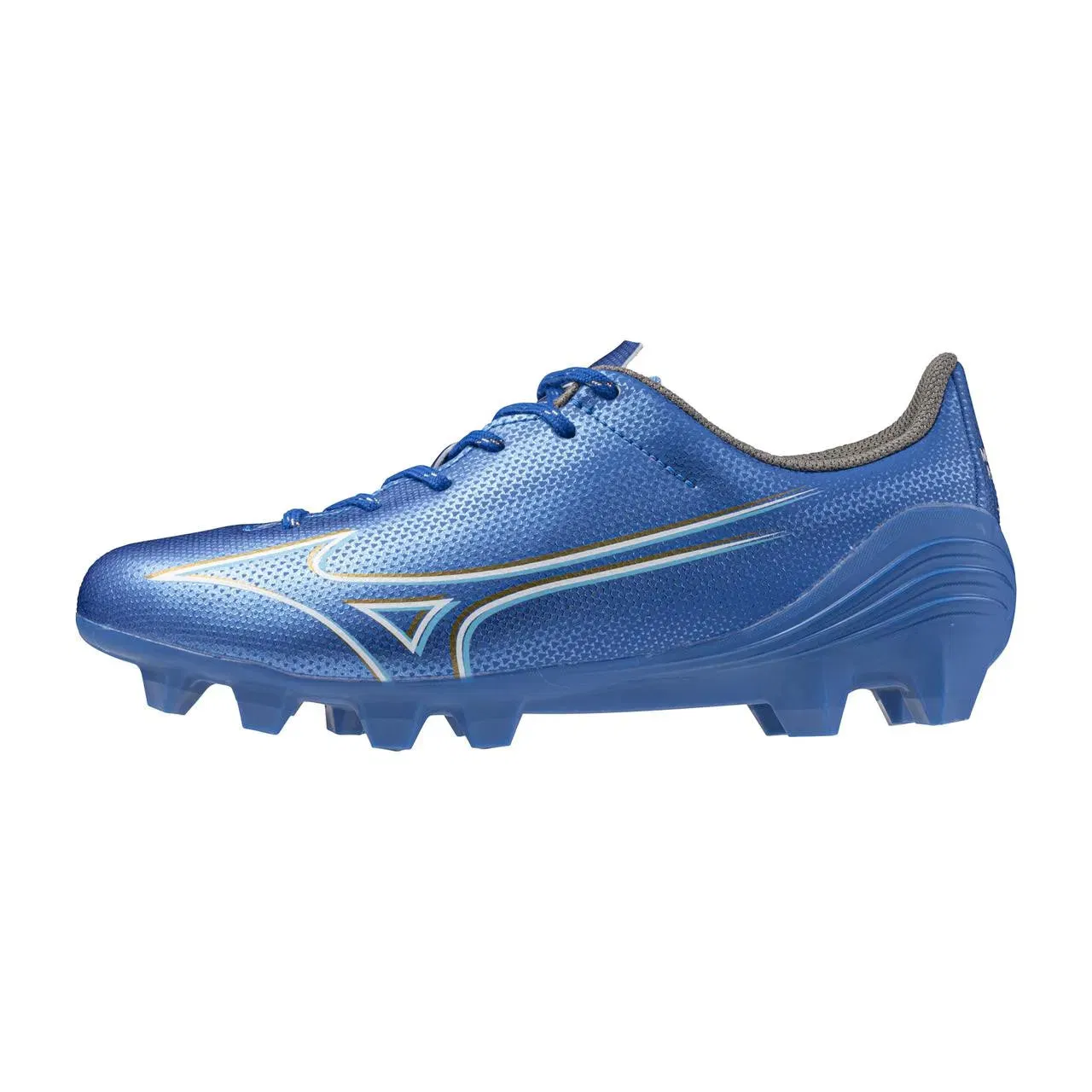 Mizuno Alpha Select Junior Fg Firm Ground Soccer Cleat Black Ignition Red