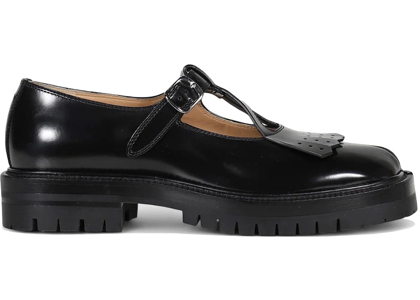 Maison Margiela Tabi County Mary Jane Loafer Black Womens