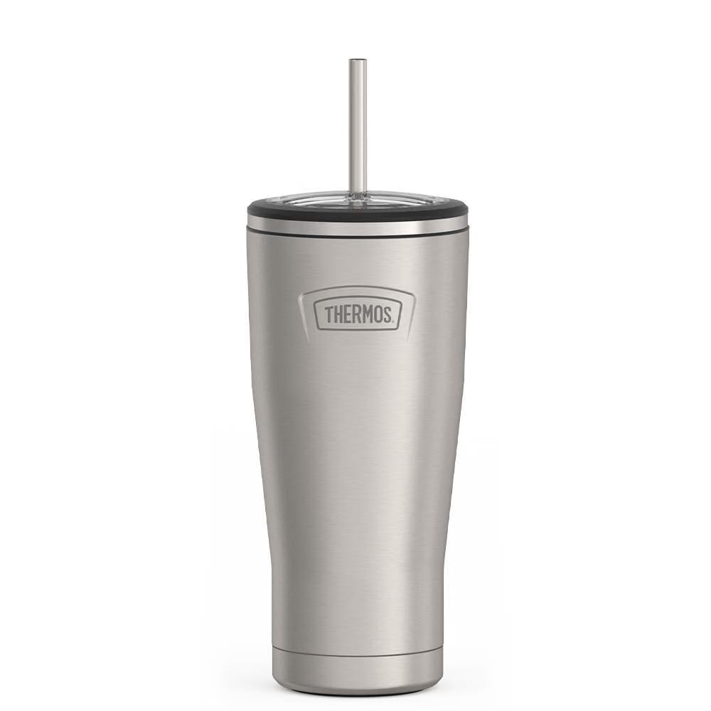 Thermos 24oz Icon Cold Tumbler With Straw Glacier