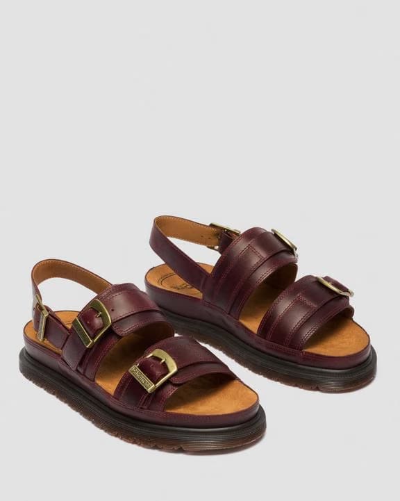 Dr Martens San Two Strap - Cherry Red